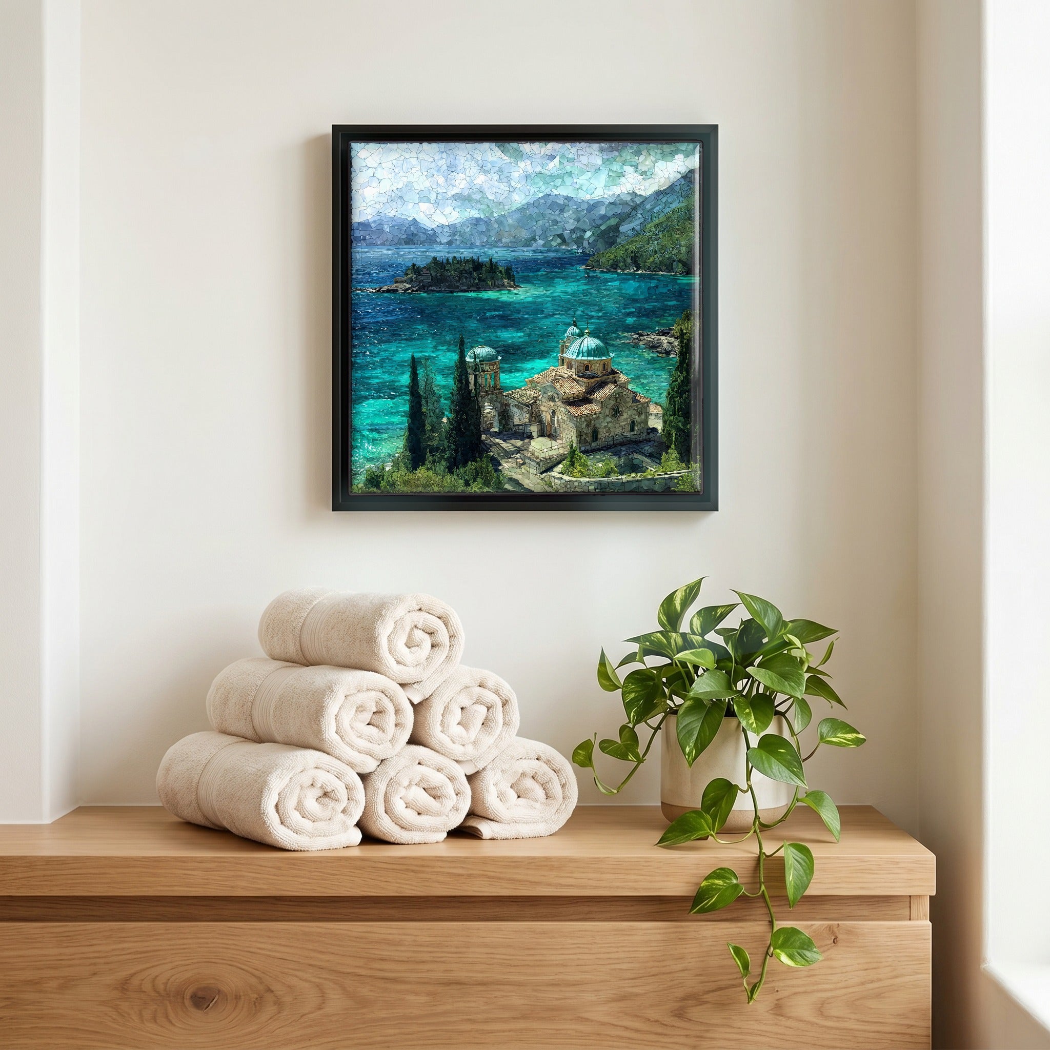 A quiet corner of the bath.