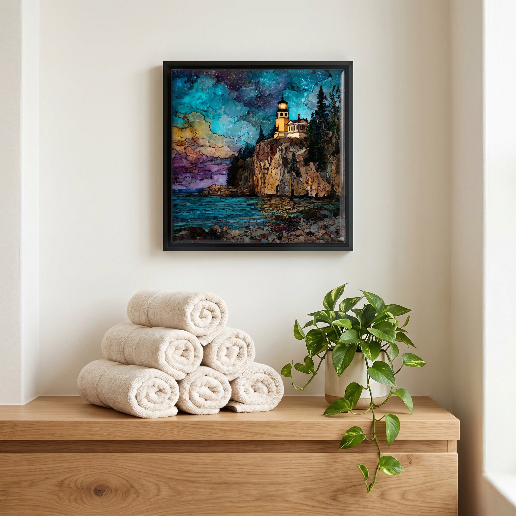 A quiet corner of the bath.