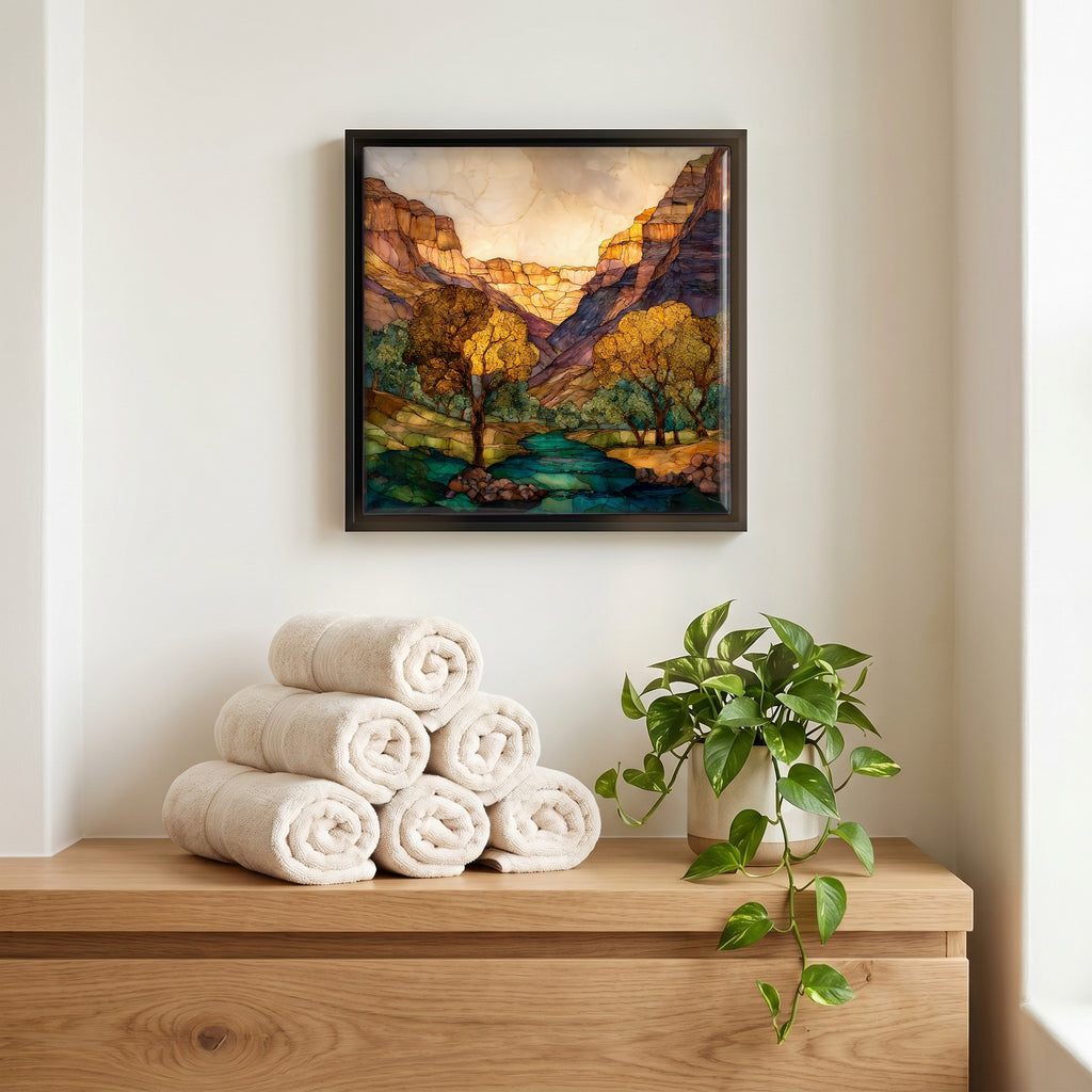A quiet corner of the bath.