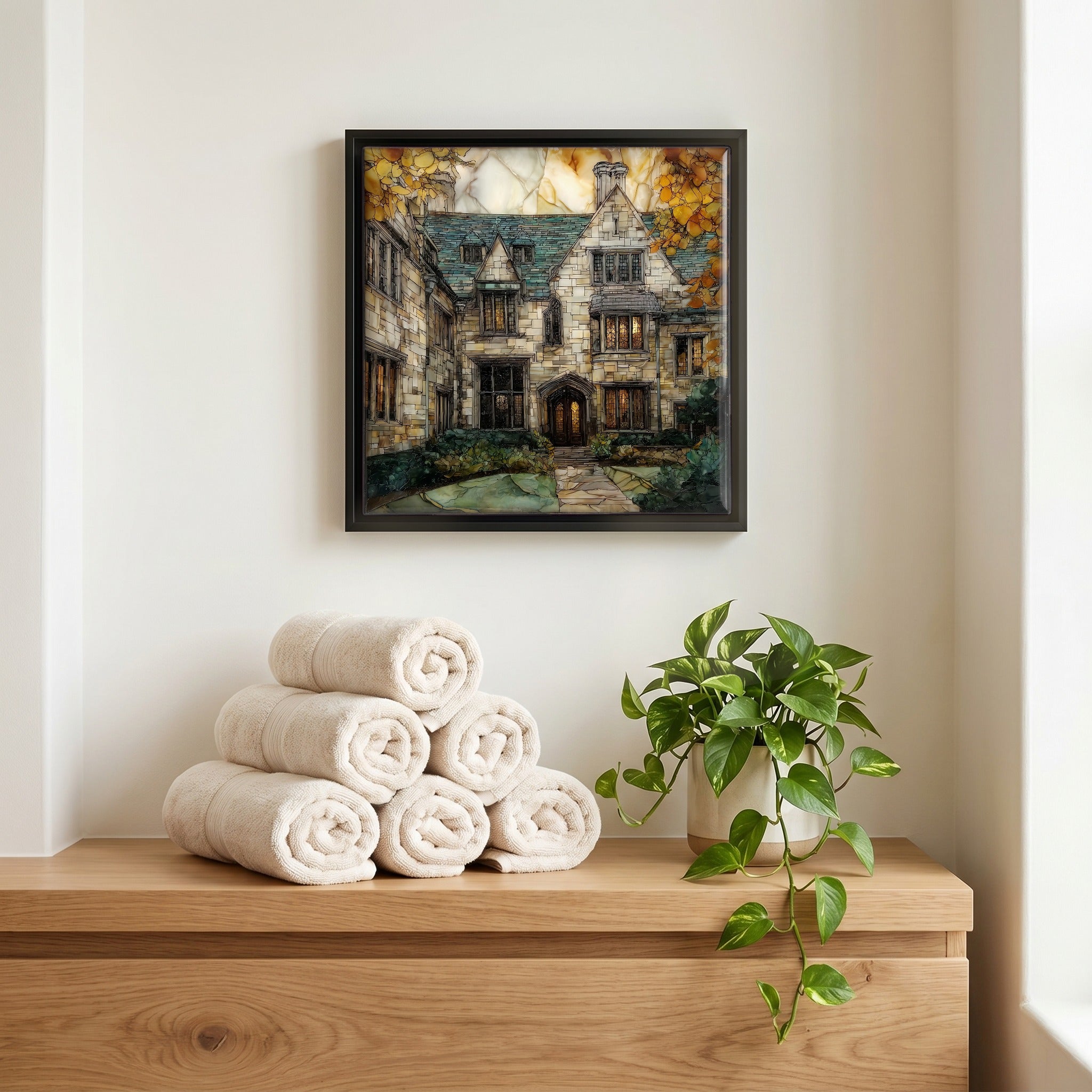A quiet corner of the bath.