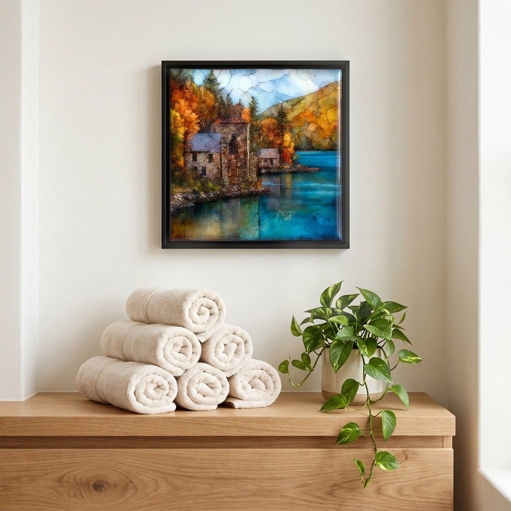 A quiet corner of the bath.