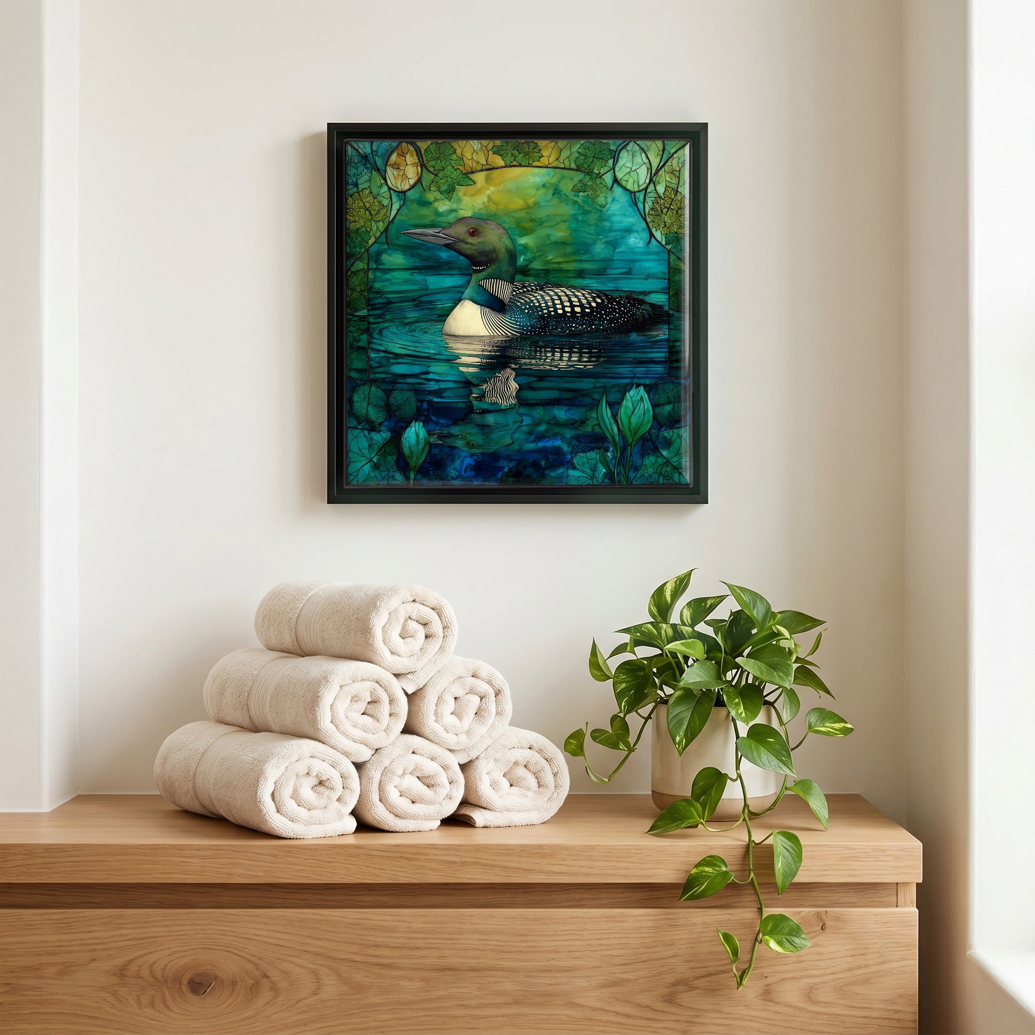 A quiet corner of the bath.