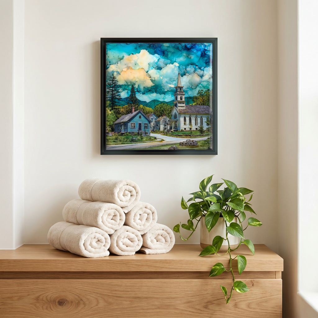 A quiet corner of the bath.