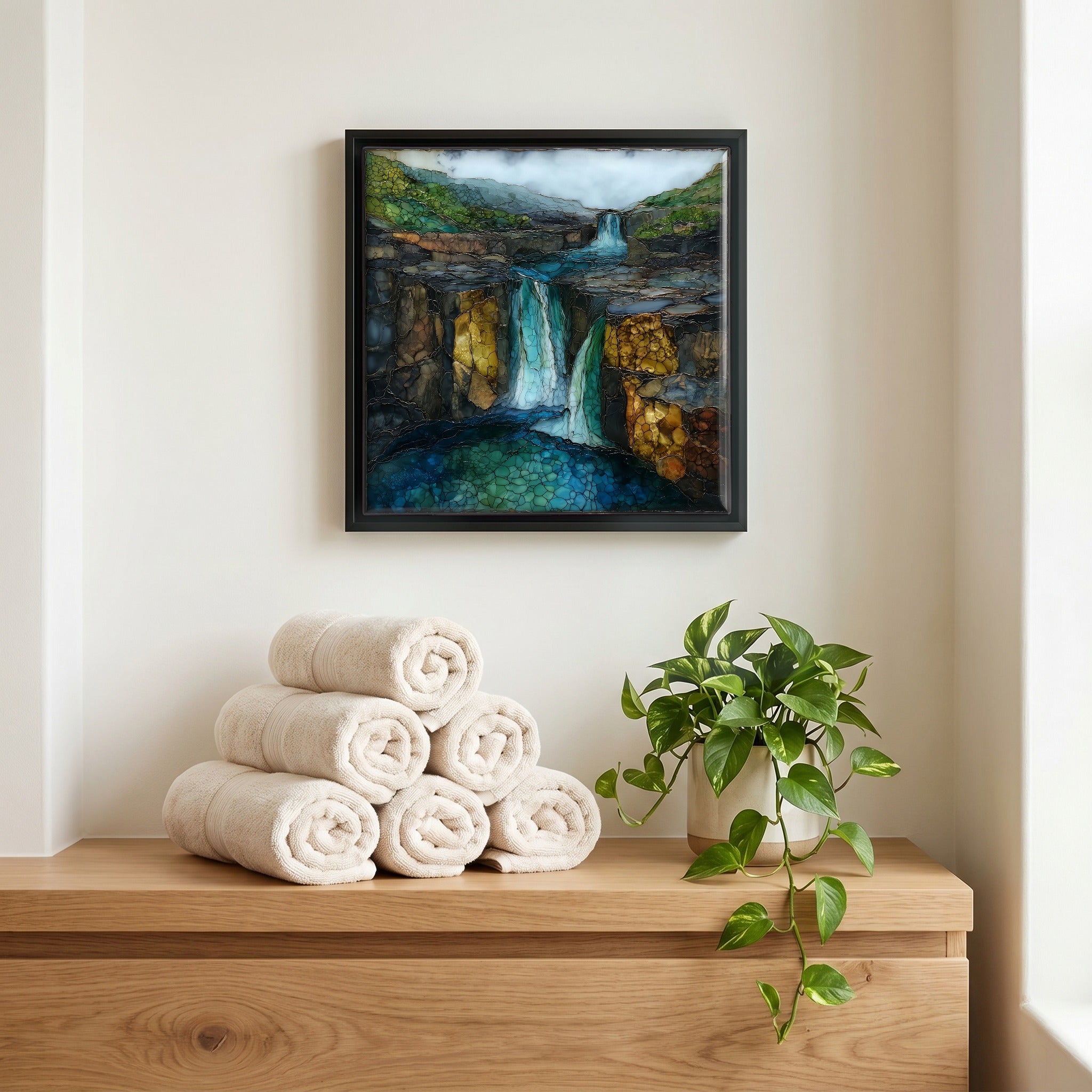 A quiet corner of the bath.