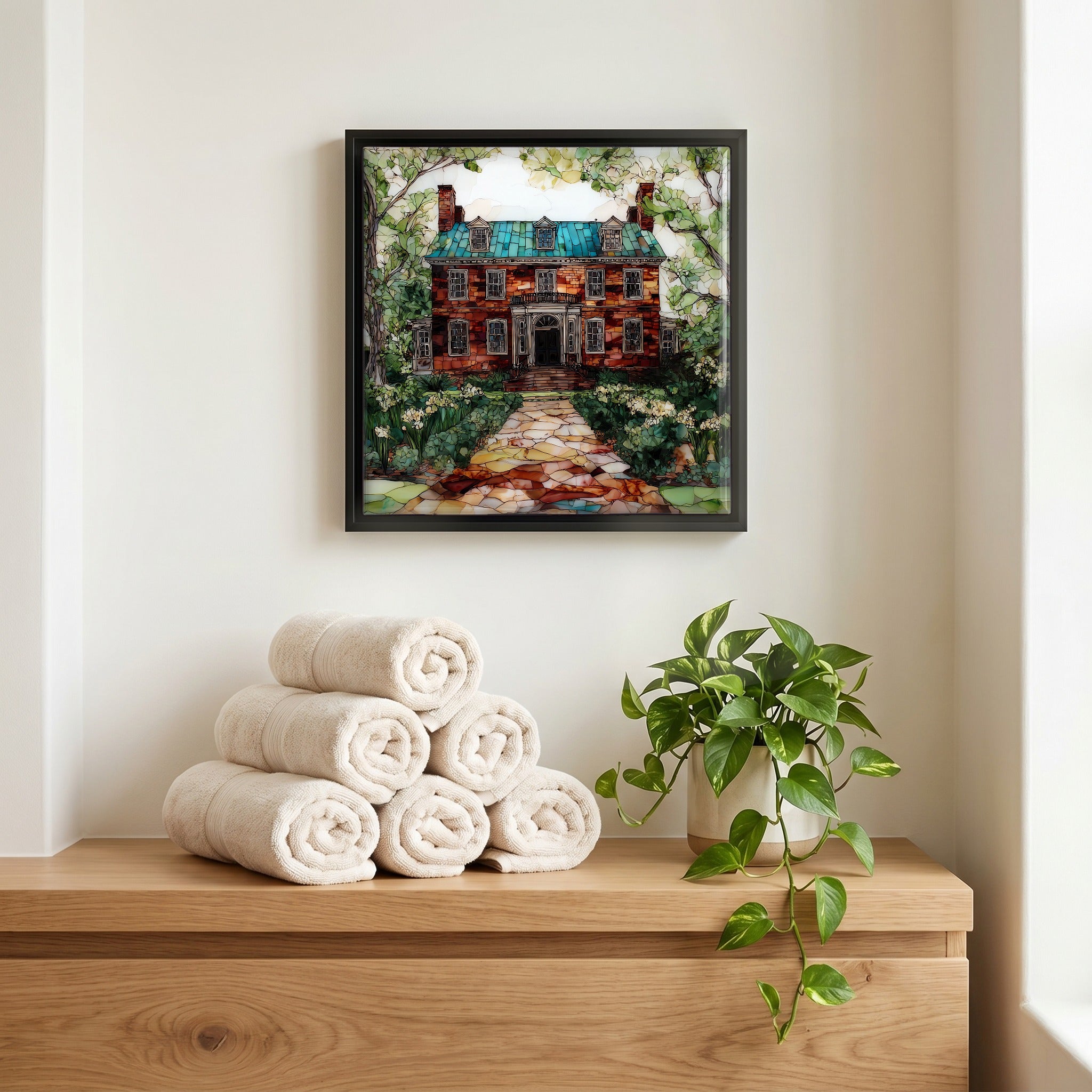 A quiet corner of the bath.