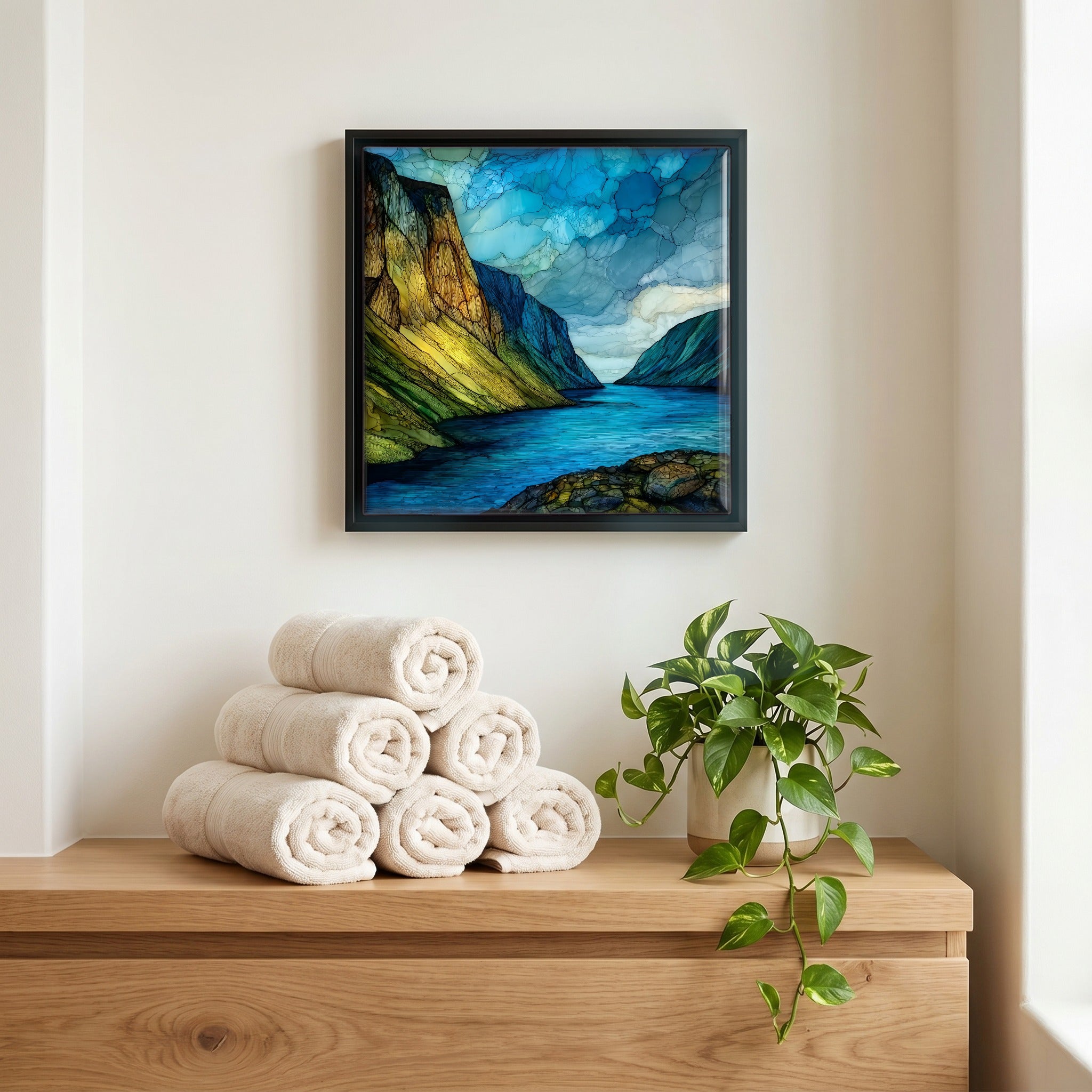 A quiet corner of the bath.