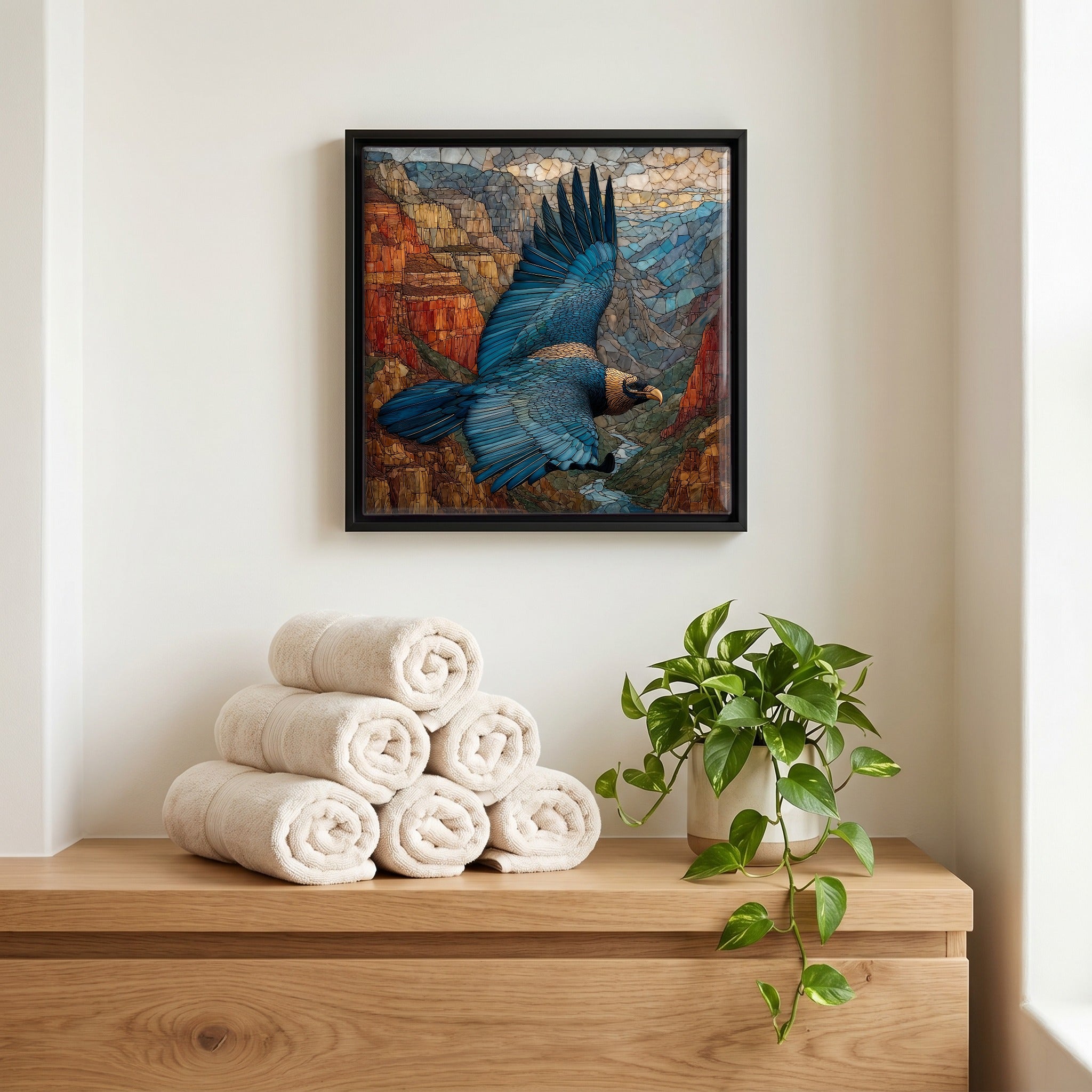 A quiet corner of the bath.
