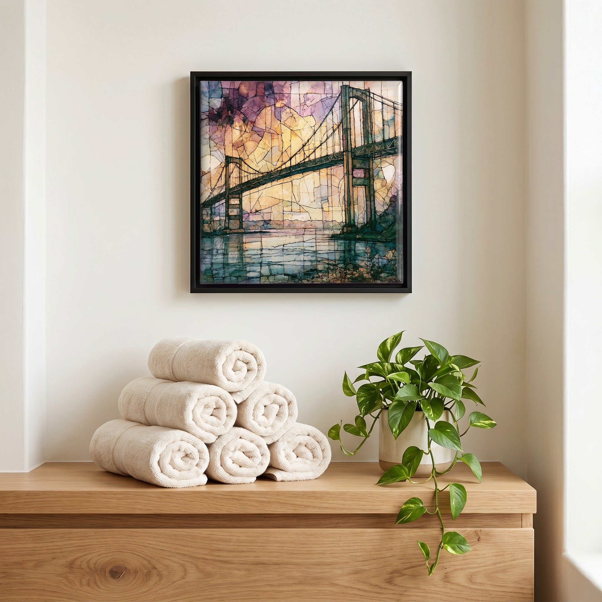 A quiet corner of the bath.