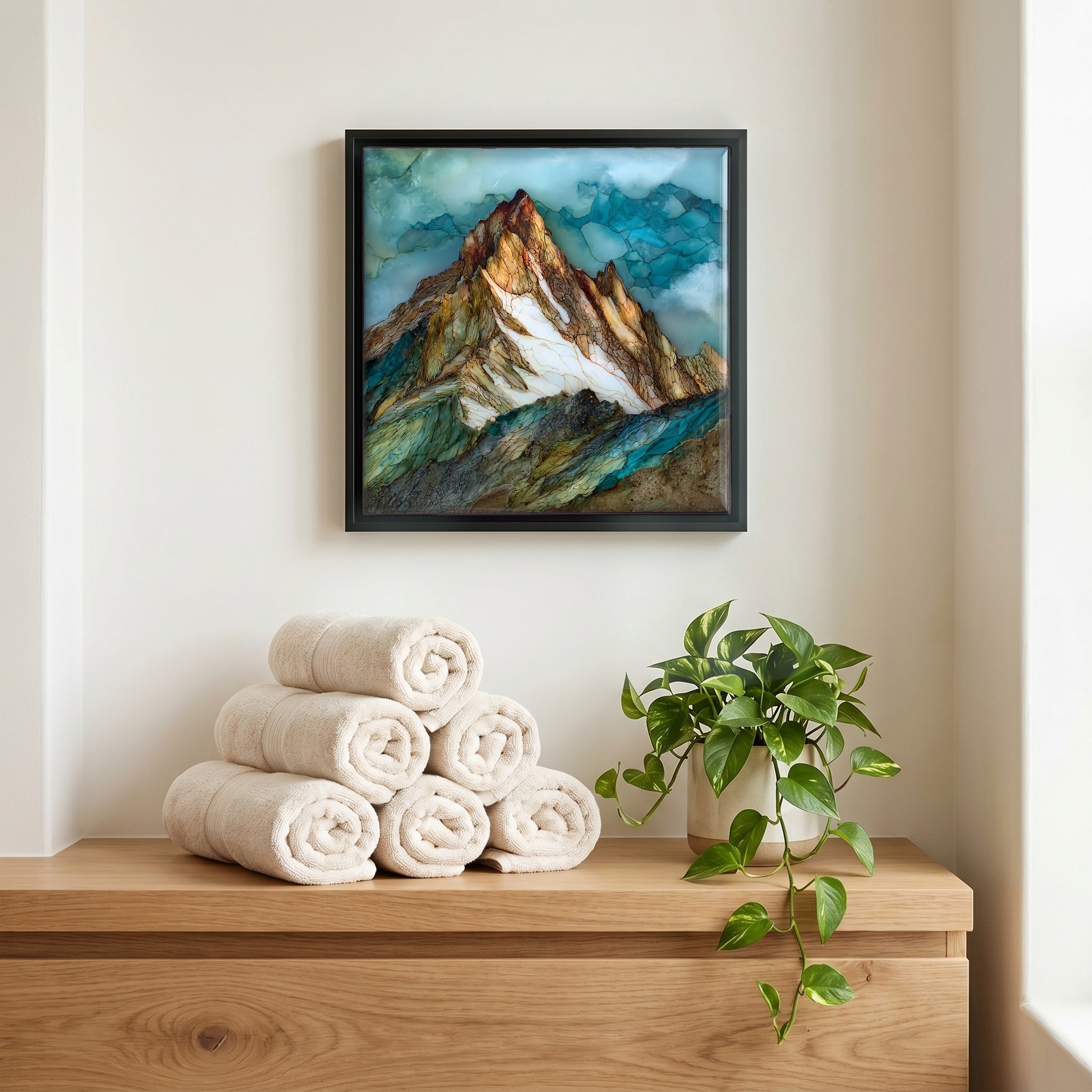 A quiet corner of the bath.