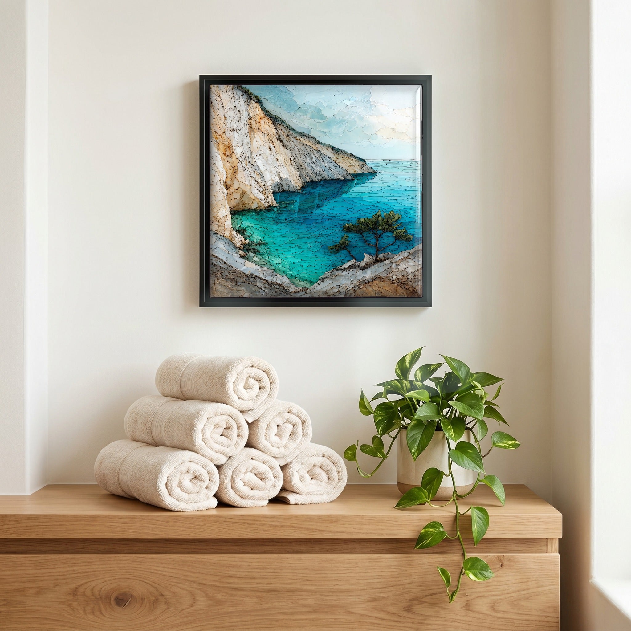 A quiet corner of the bath.