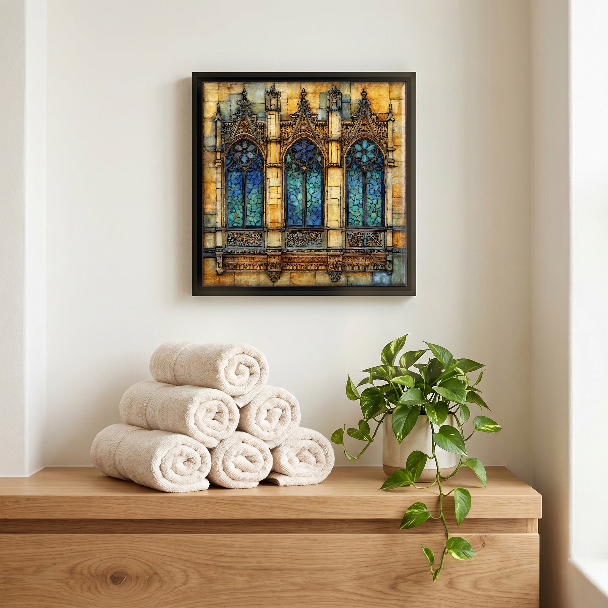A quiet corner of the bath.