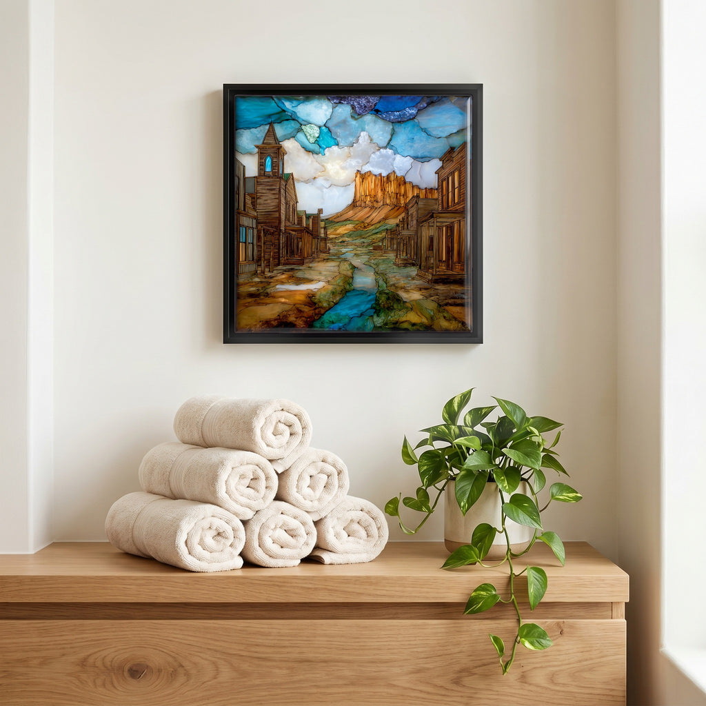 A quiet corner of the bath.