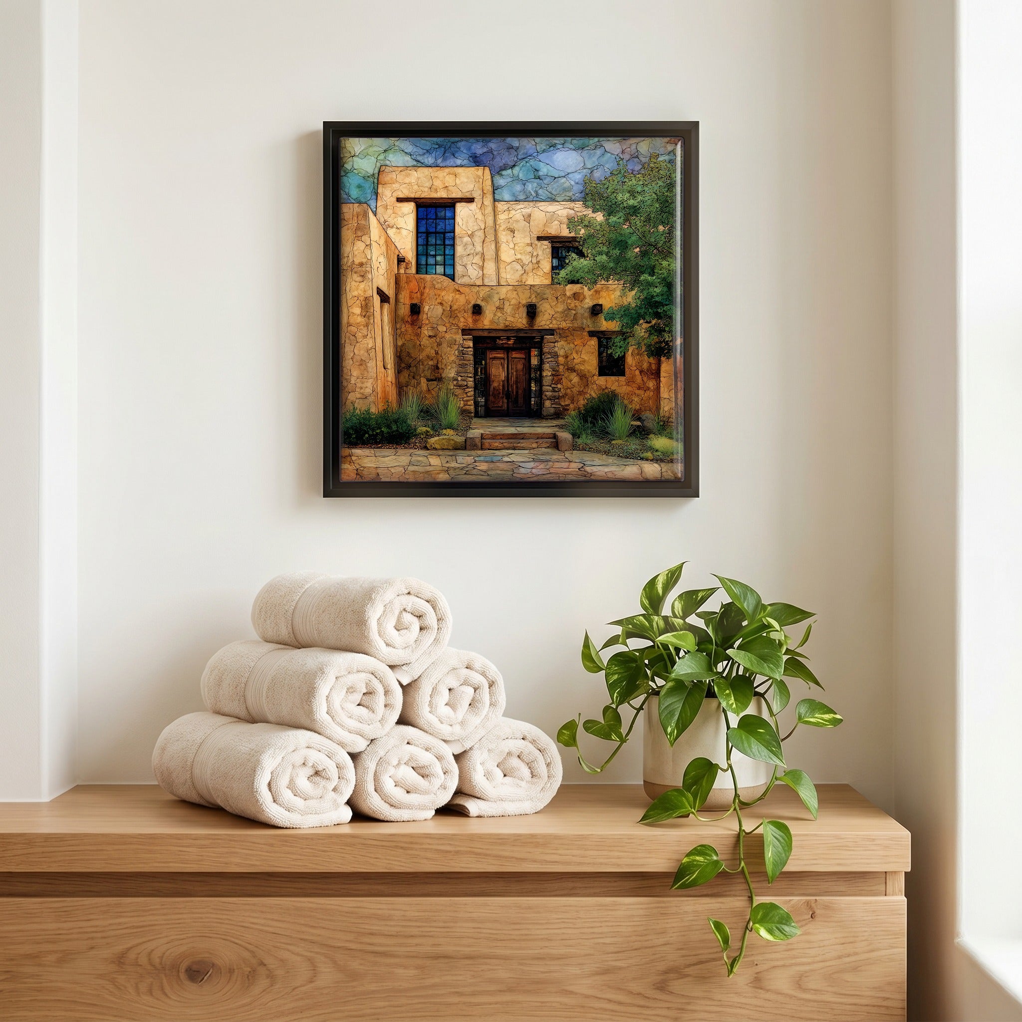 A quiet corner of the bath.