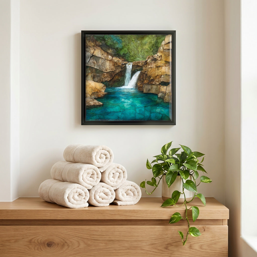 A quiet corner of the bath.