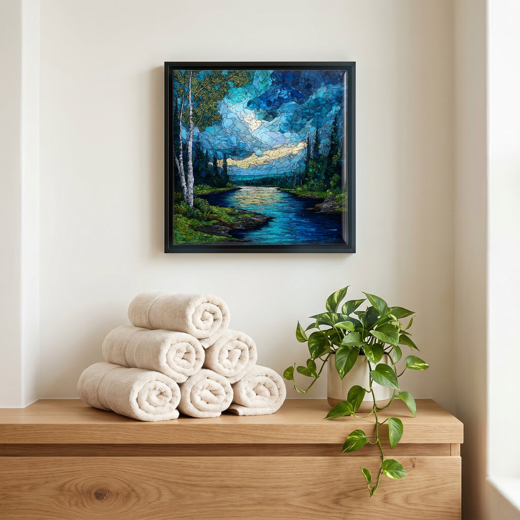 A quiet corner of the bath.