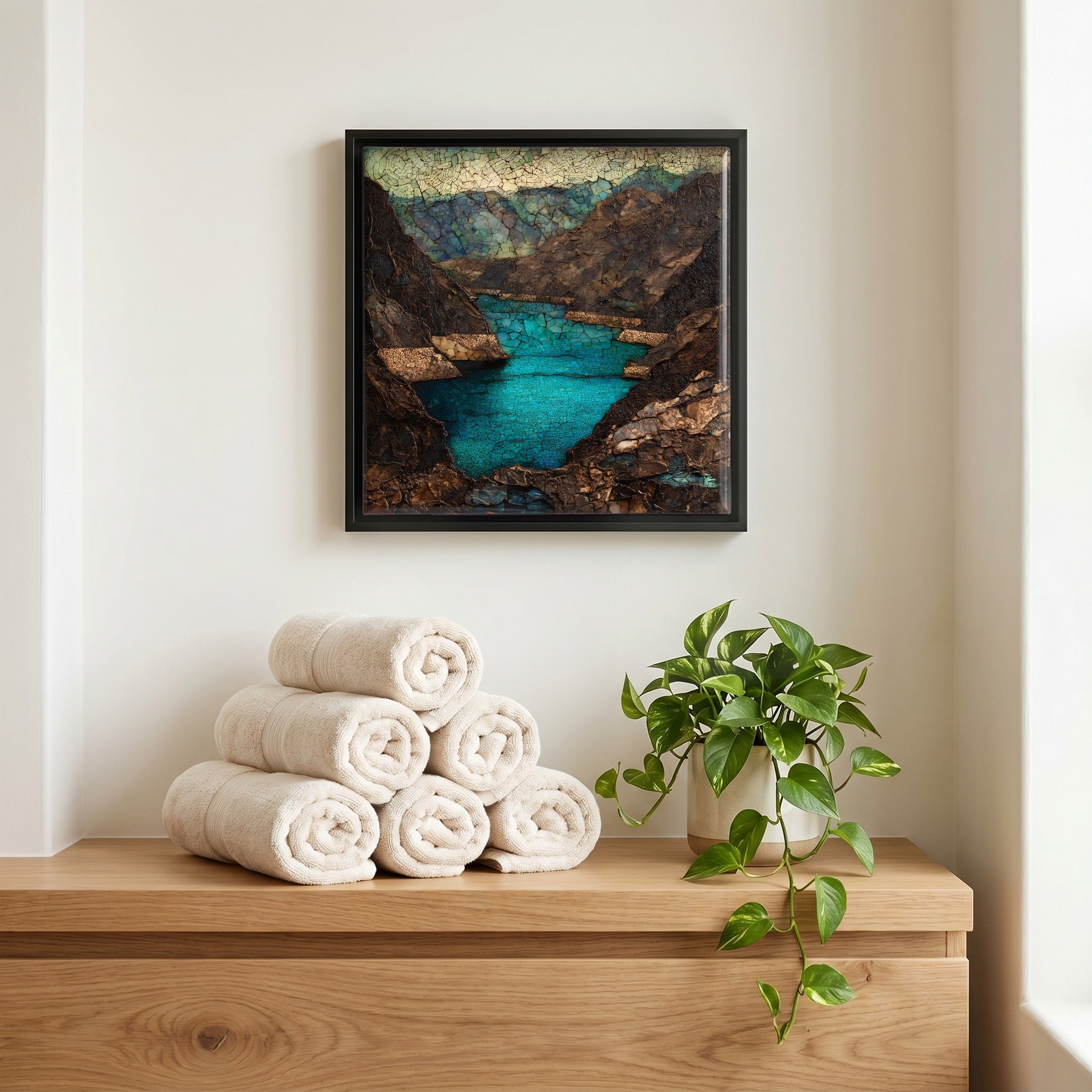 A quiet corner of the bath.