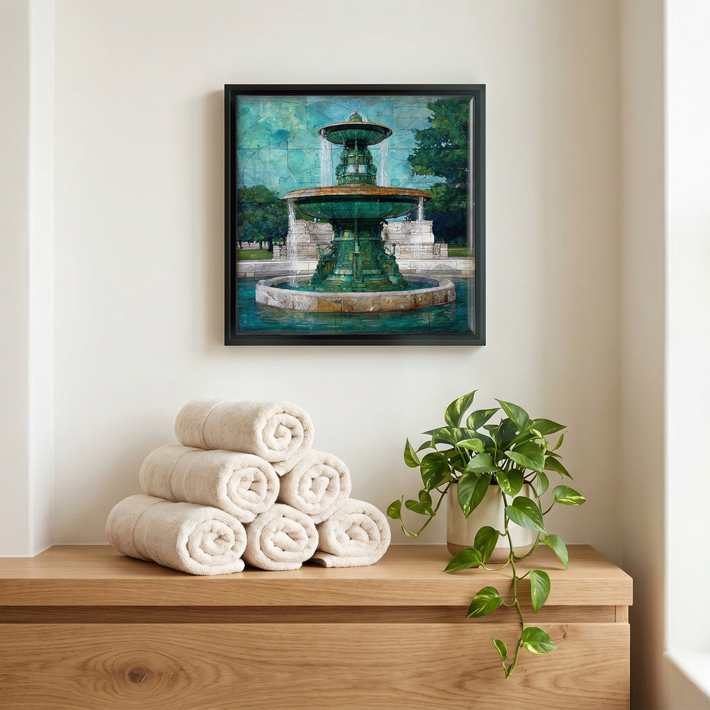 A quiet corner of the bath.