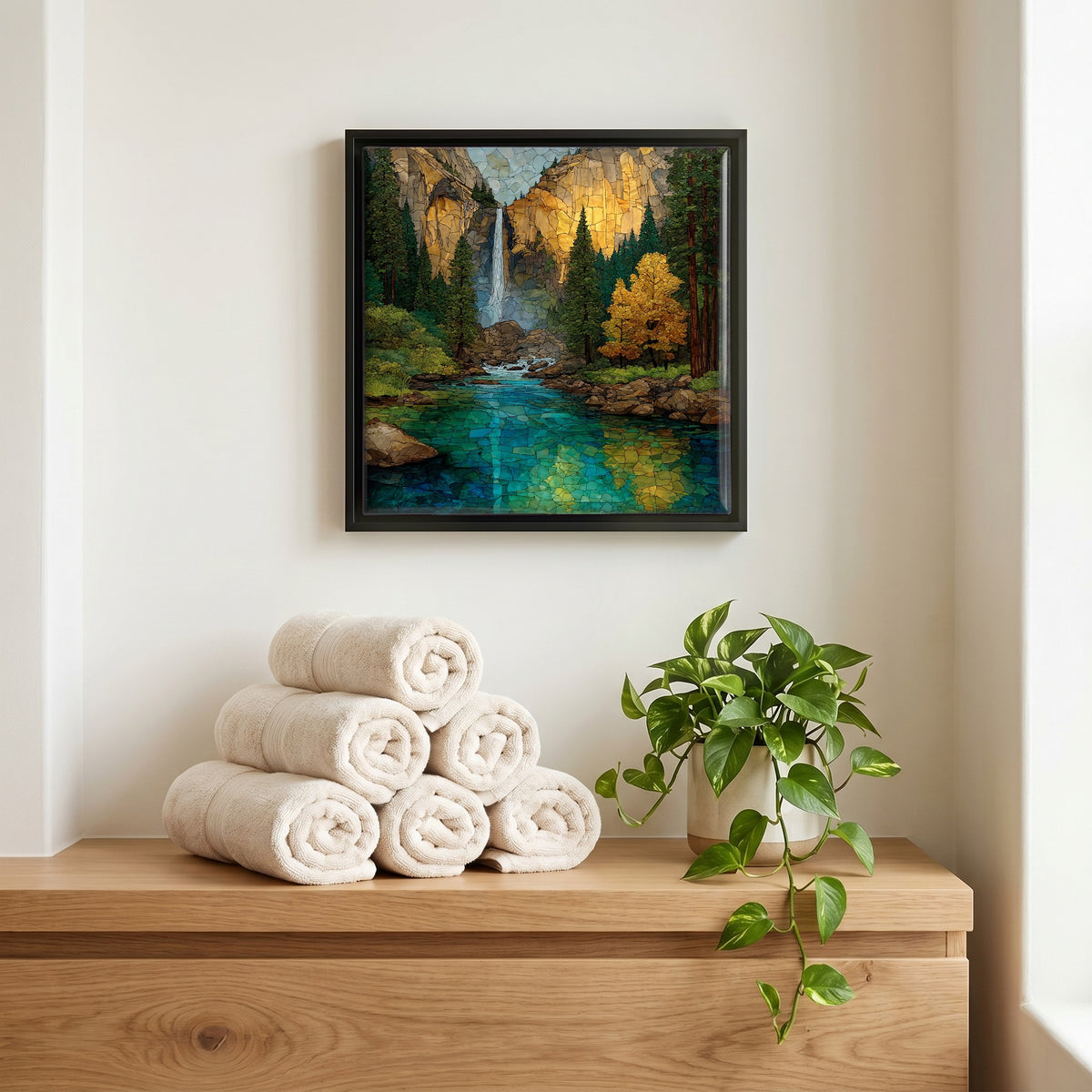 A quiet corner of the bath.