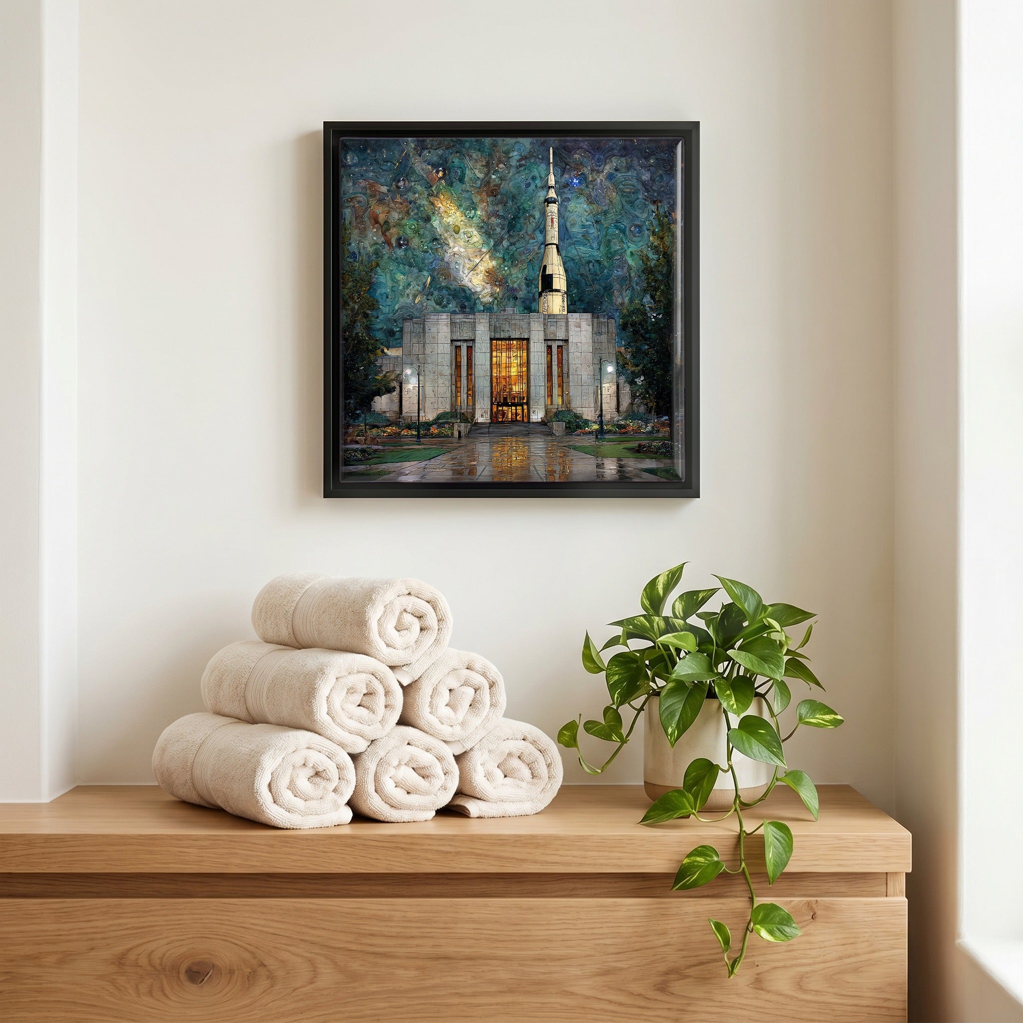 A quiet corner of the bath.
