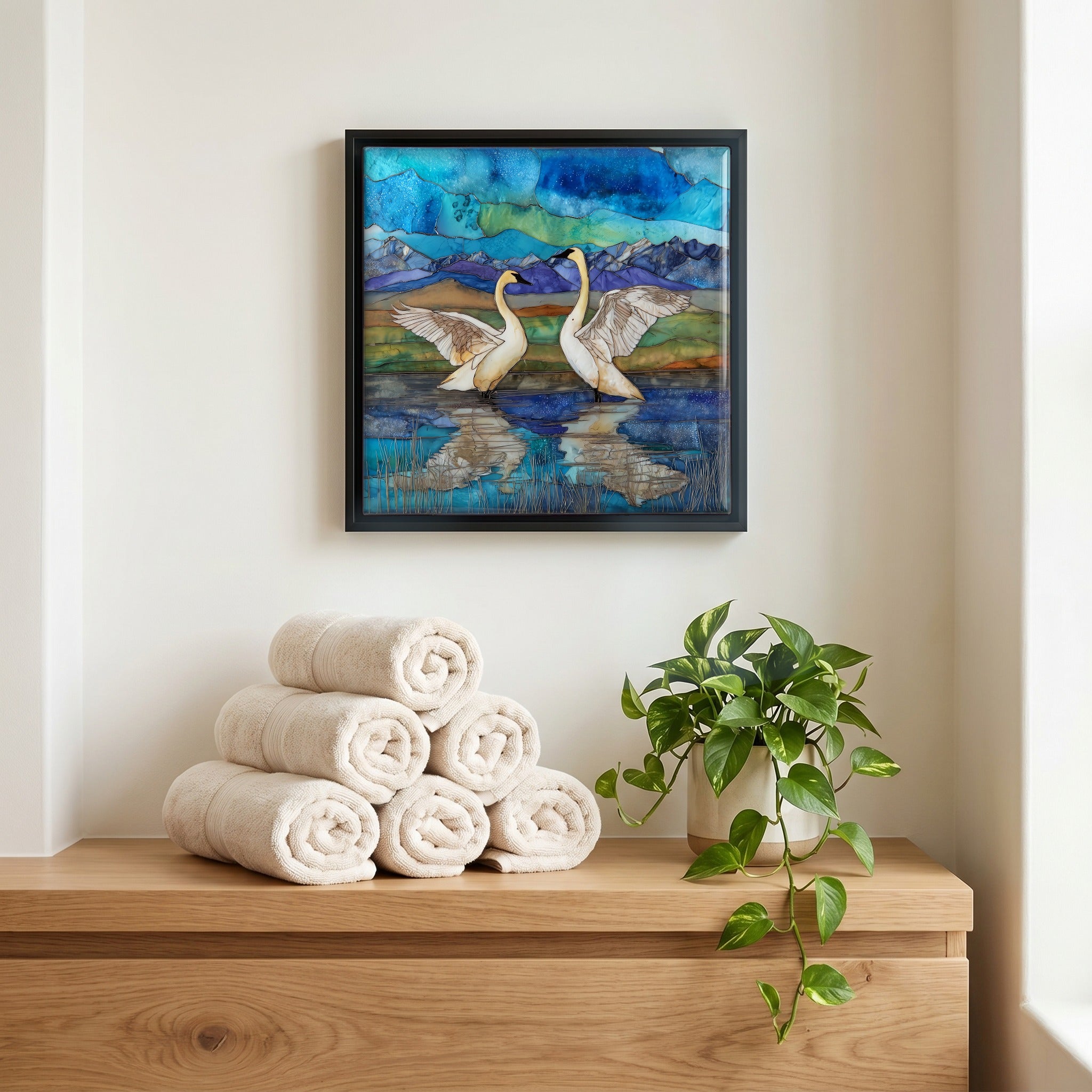 A quiet corner of the bath.