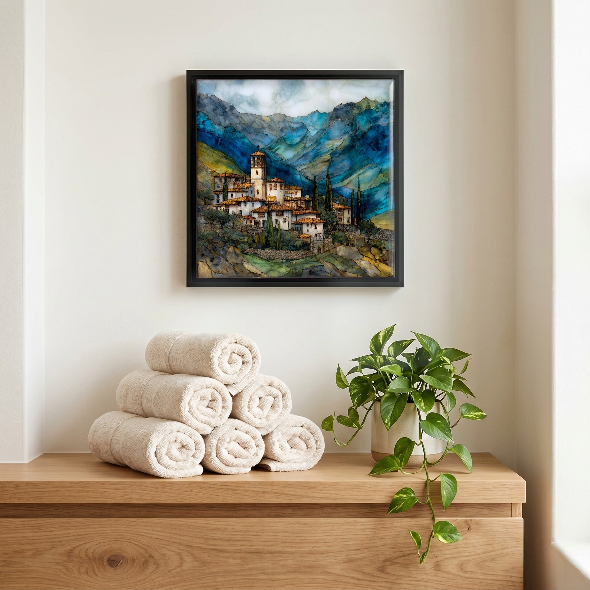 A quiet corner of the bath.
