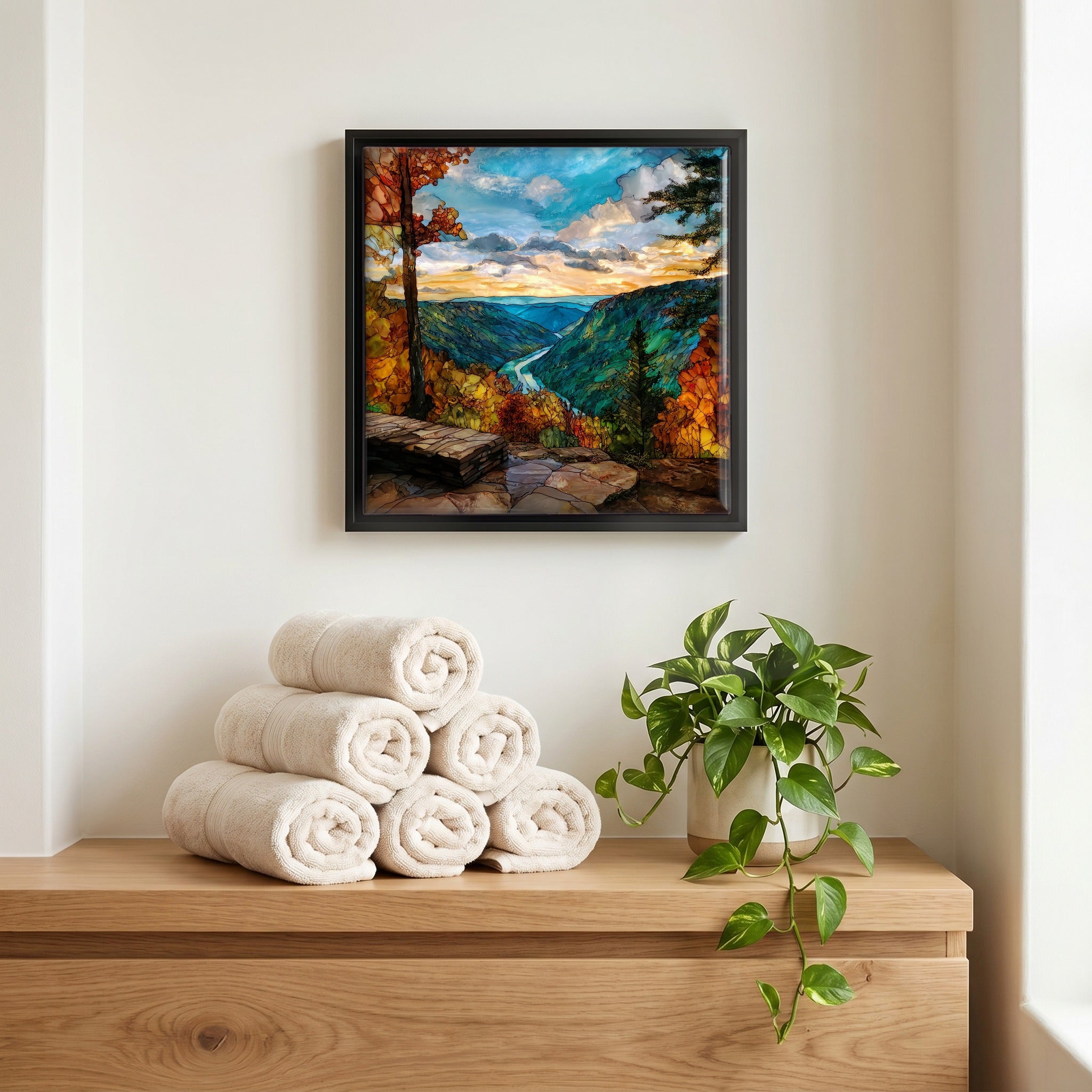 A quiet corner of the bath.