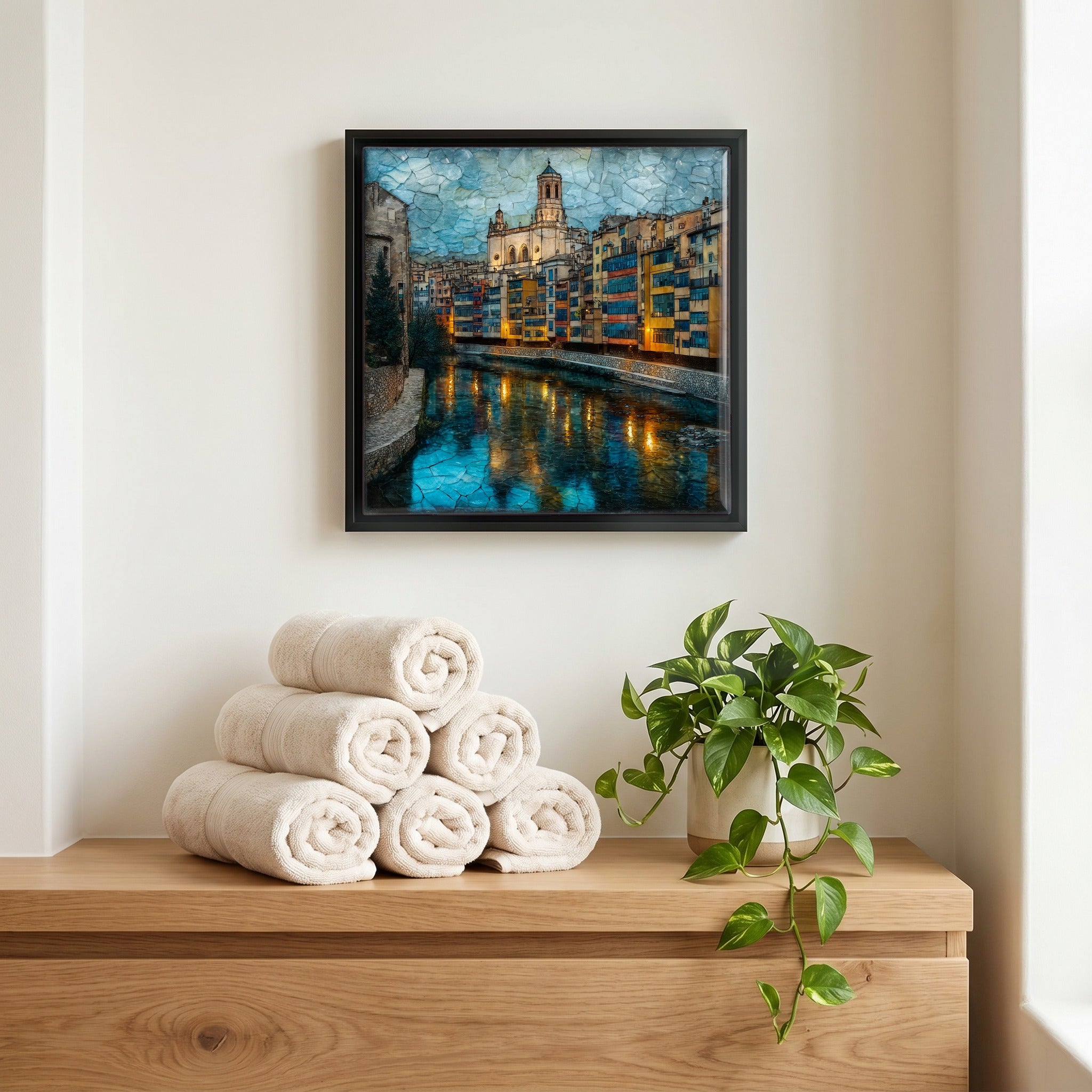 A quiet corner of the bath.