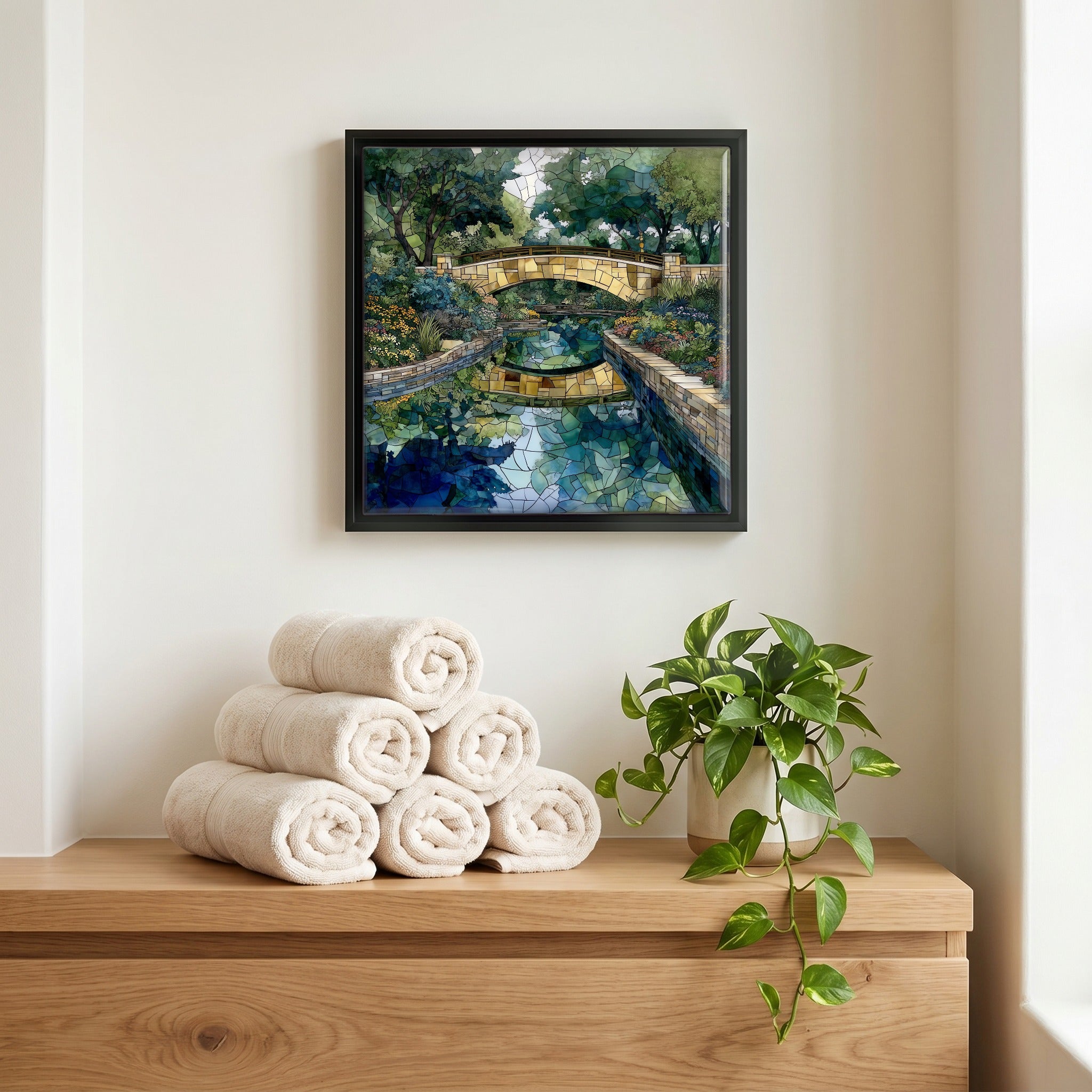 A quiet corner of the bath.