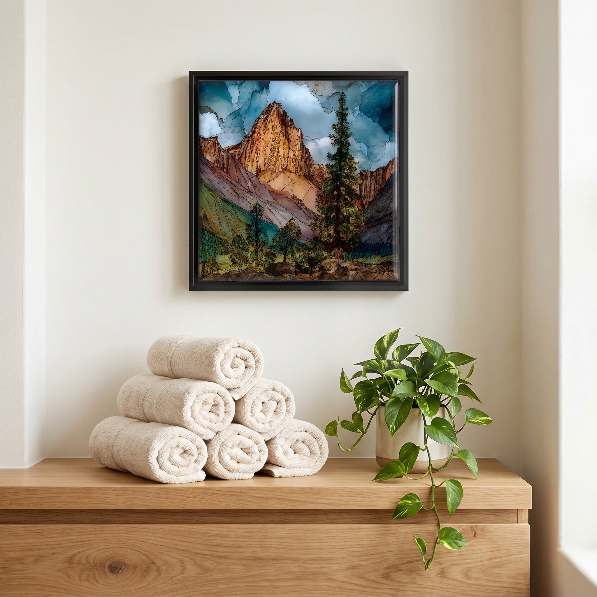 A quiet corner of the bath.
