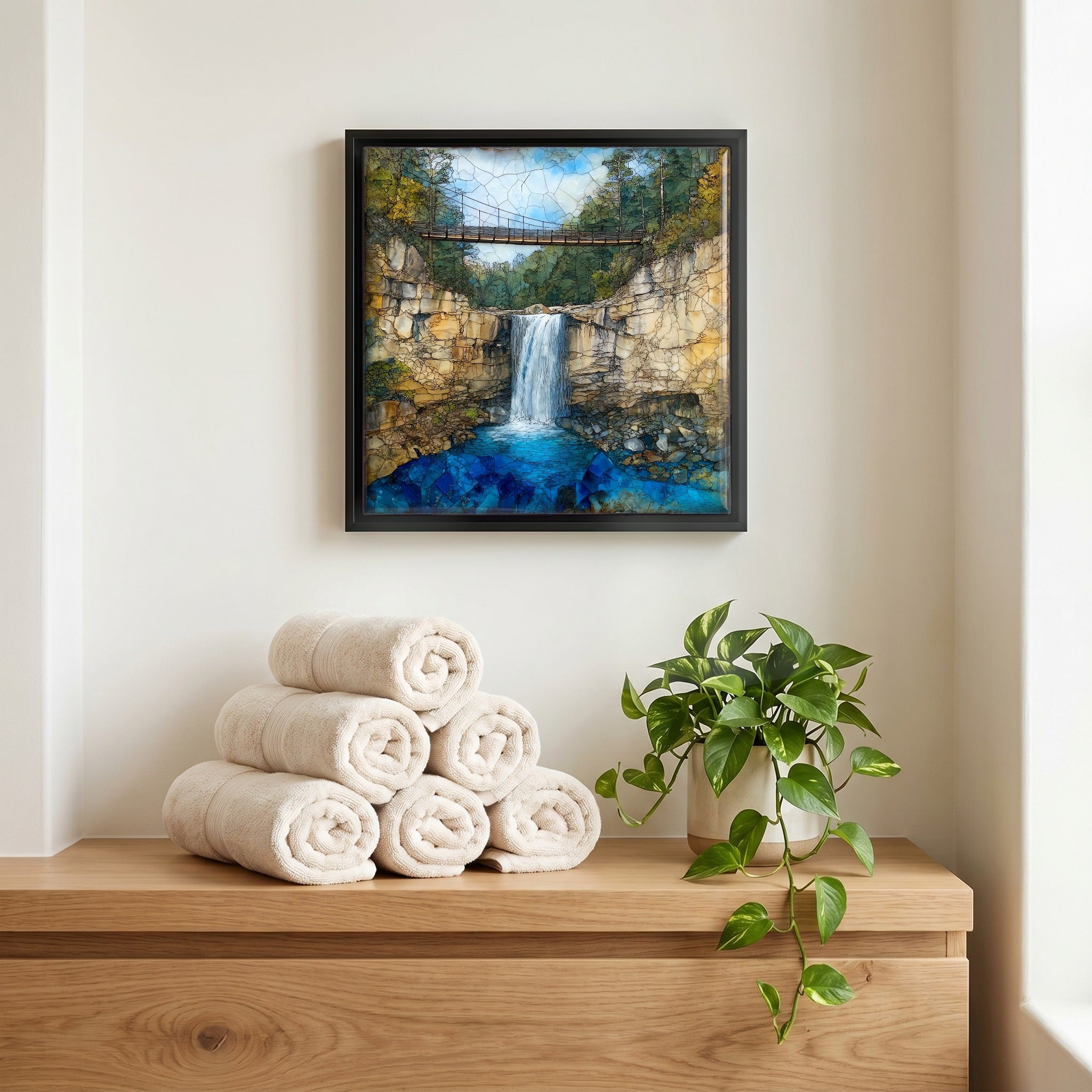 A quiet corner of the bath.
