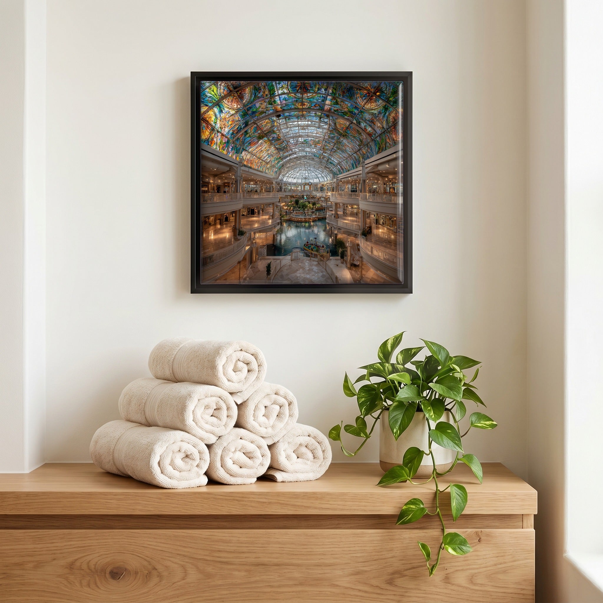A quiet corner of the bath.