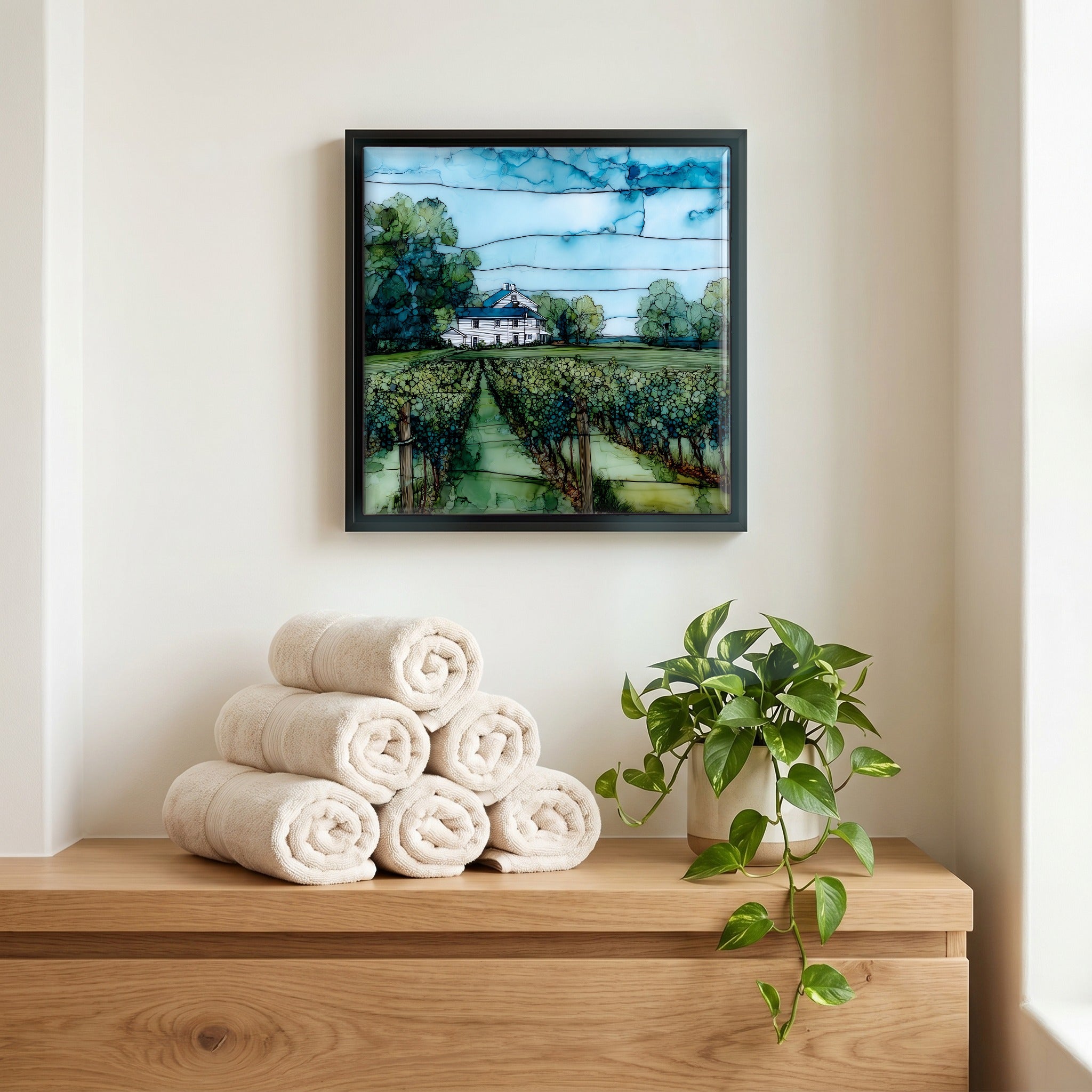 A quiet corner of the bath.