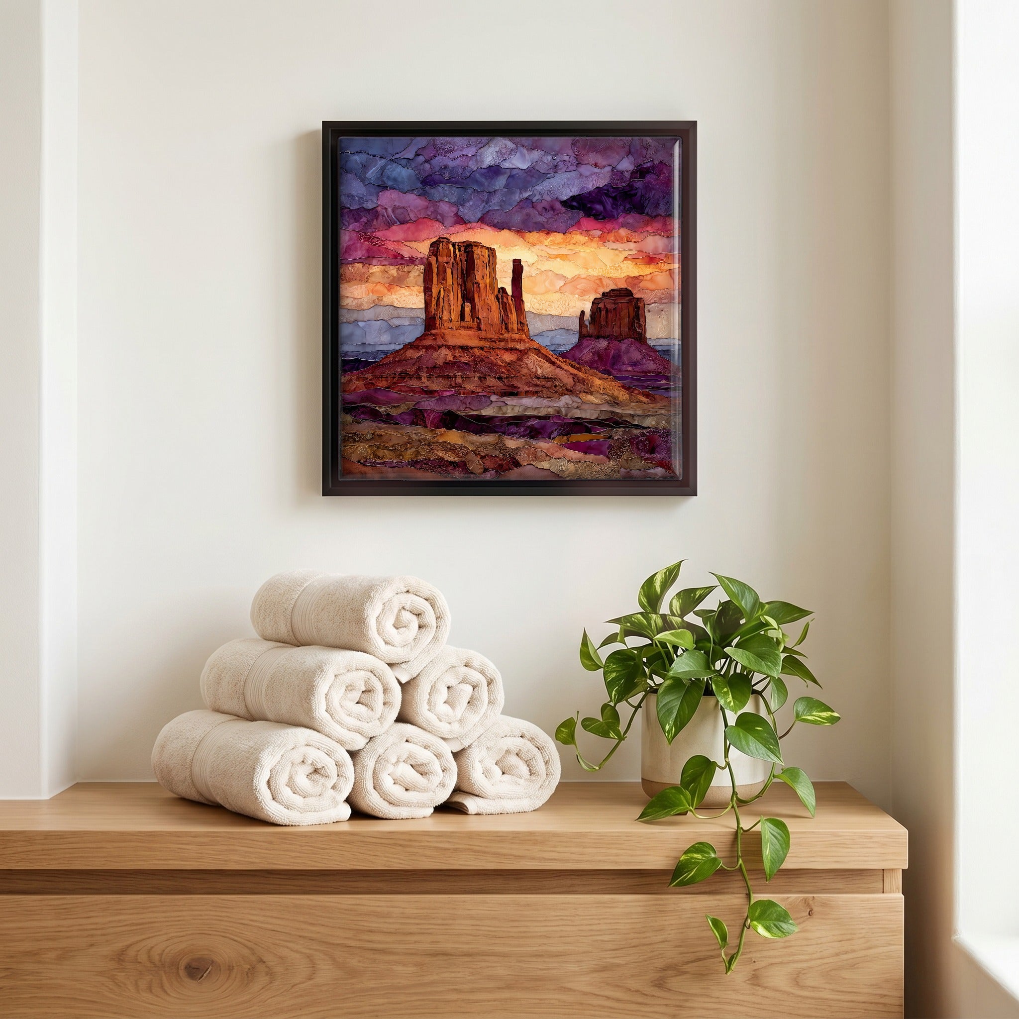 A quiet corner of the bath.