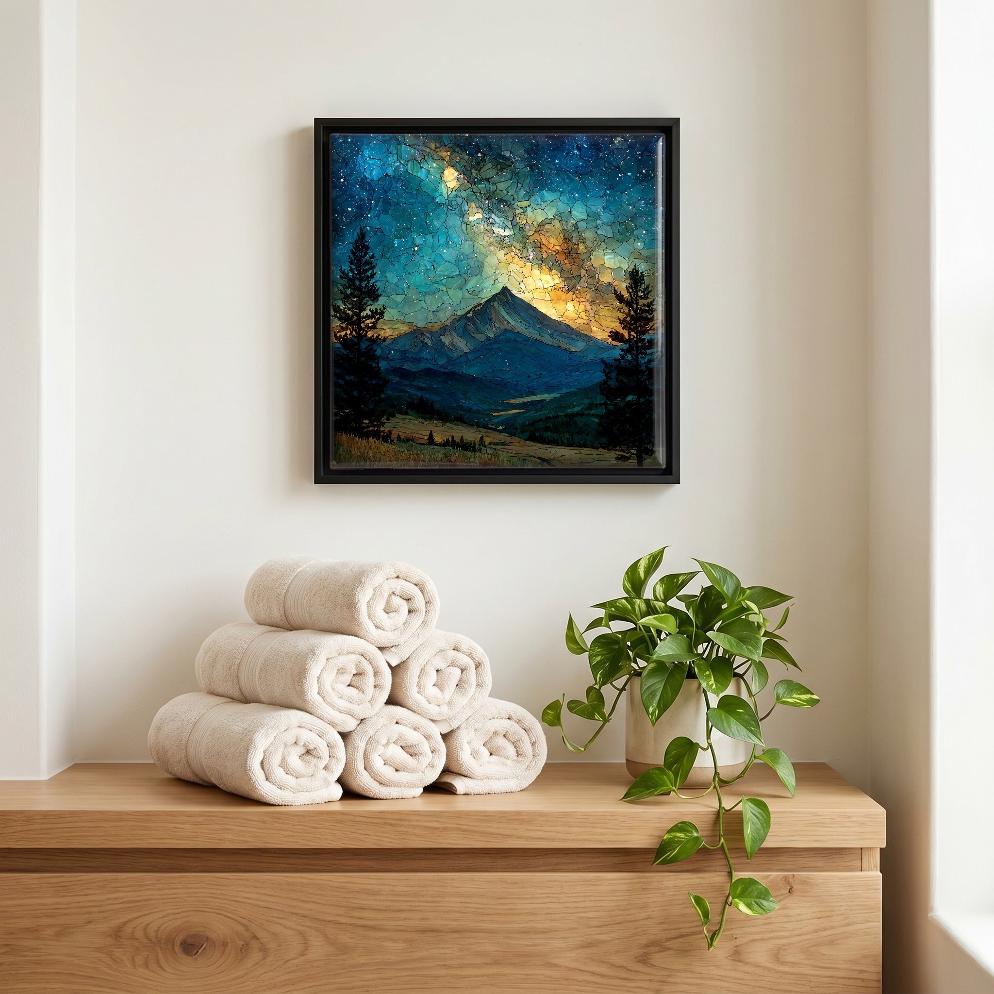 A quiet corner of the bath.