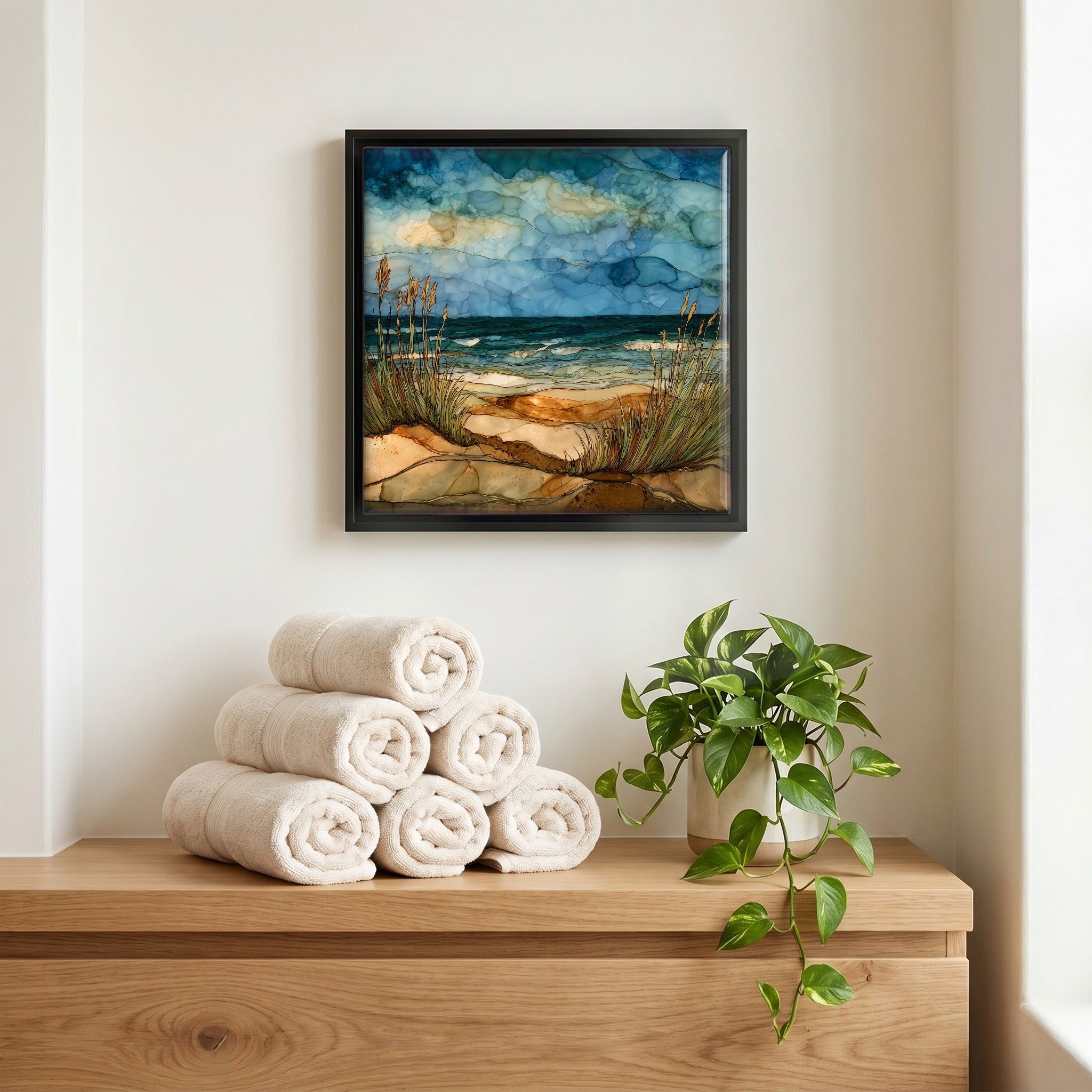 A quiet corner of the bath.