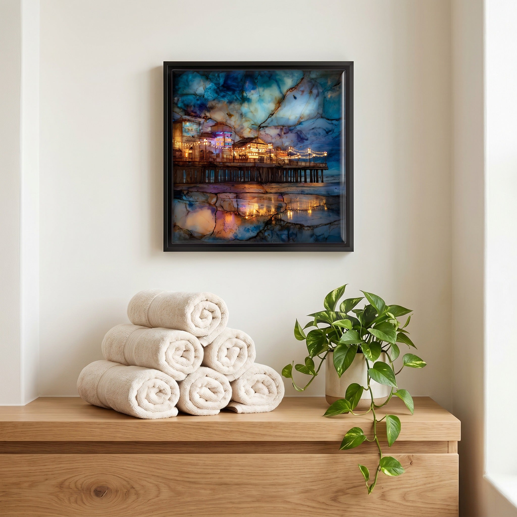 A quiet corner of the bath.