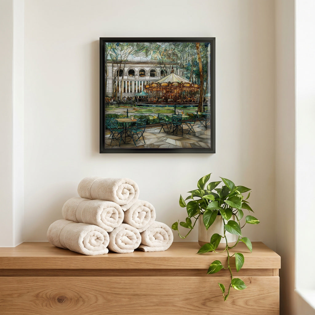 A quiet corner of the bath.