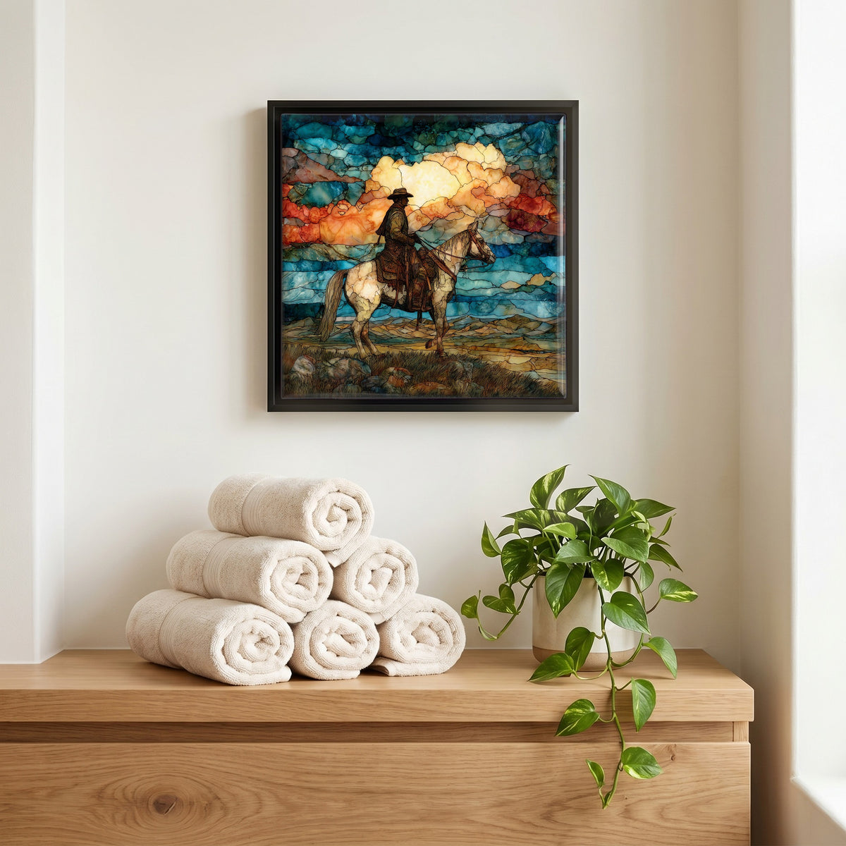 A quiet corner of the bath.