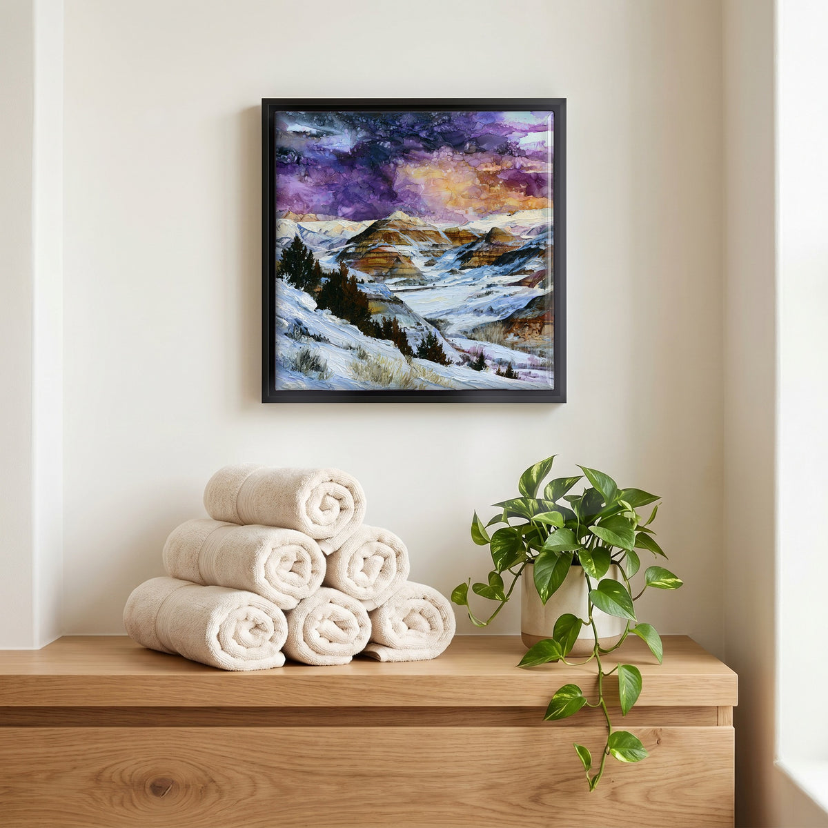 A quiet corner of the bath.