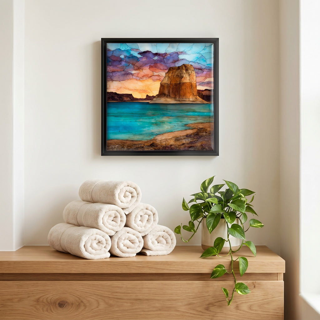 A quiet corner of the bath.