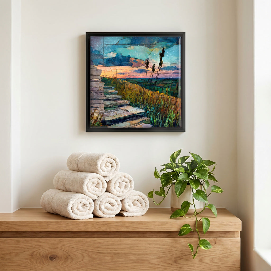 A quiet corner of the bath.