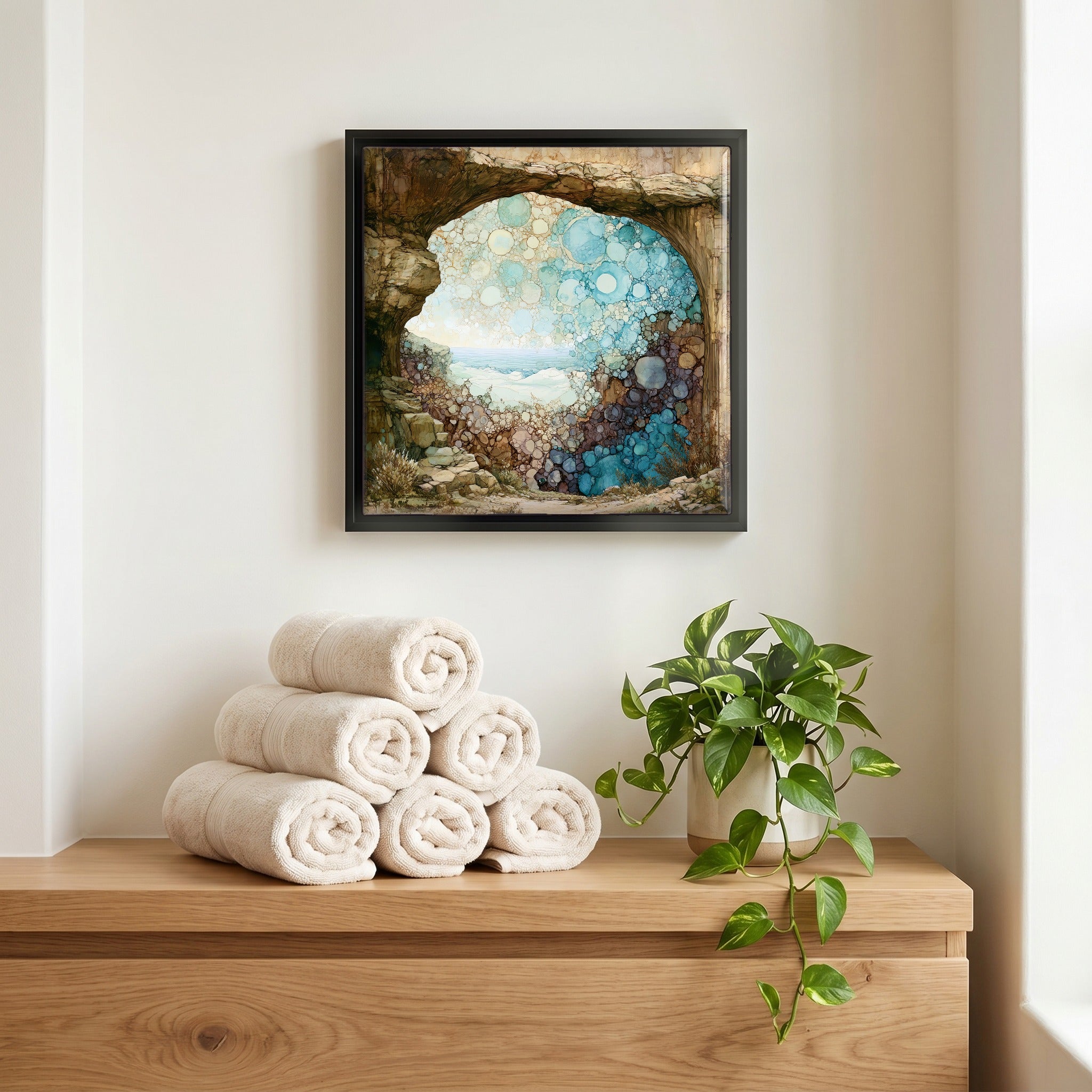 A quiet corner of the bath.