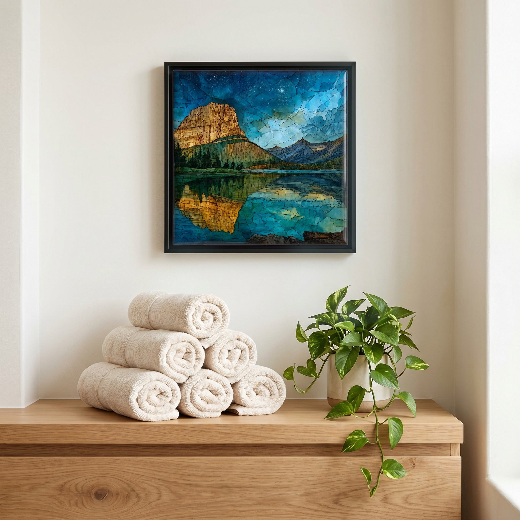 A quiet corner of the bath.