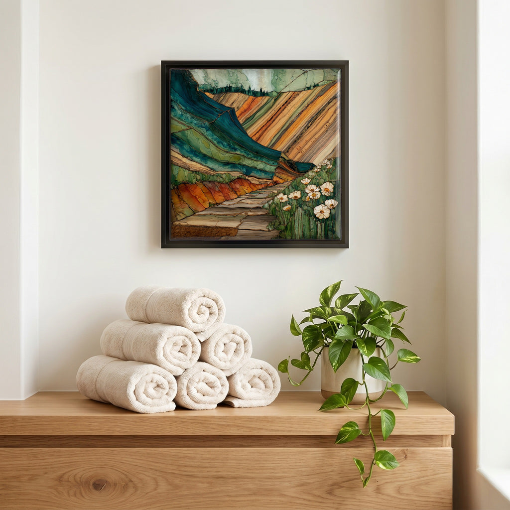 A quiet corner of the bath.