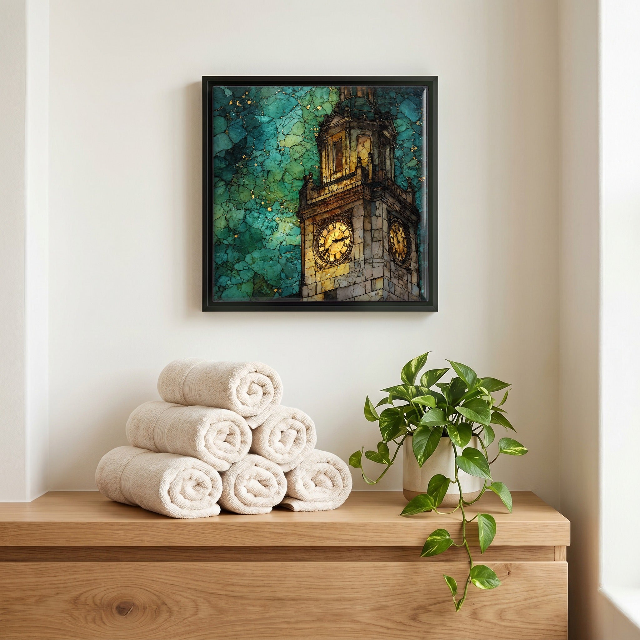 A quiet corner of the bath.