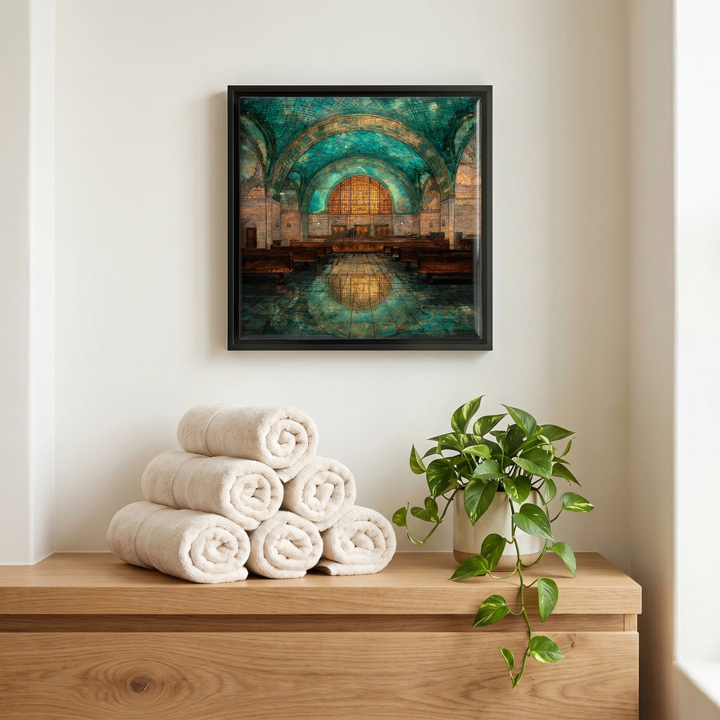 A quiet corner of the bath.