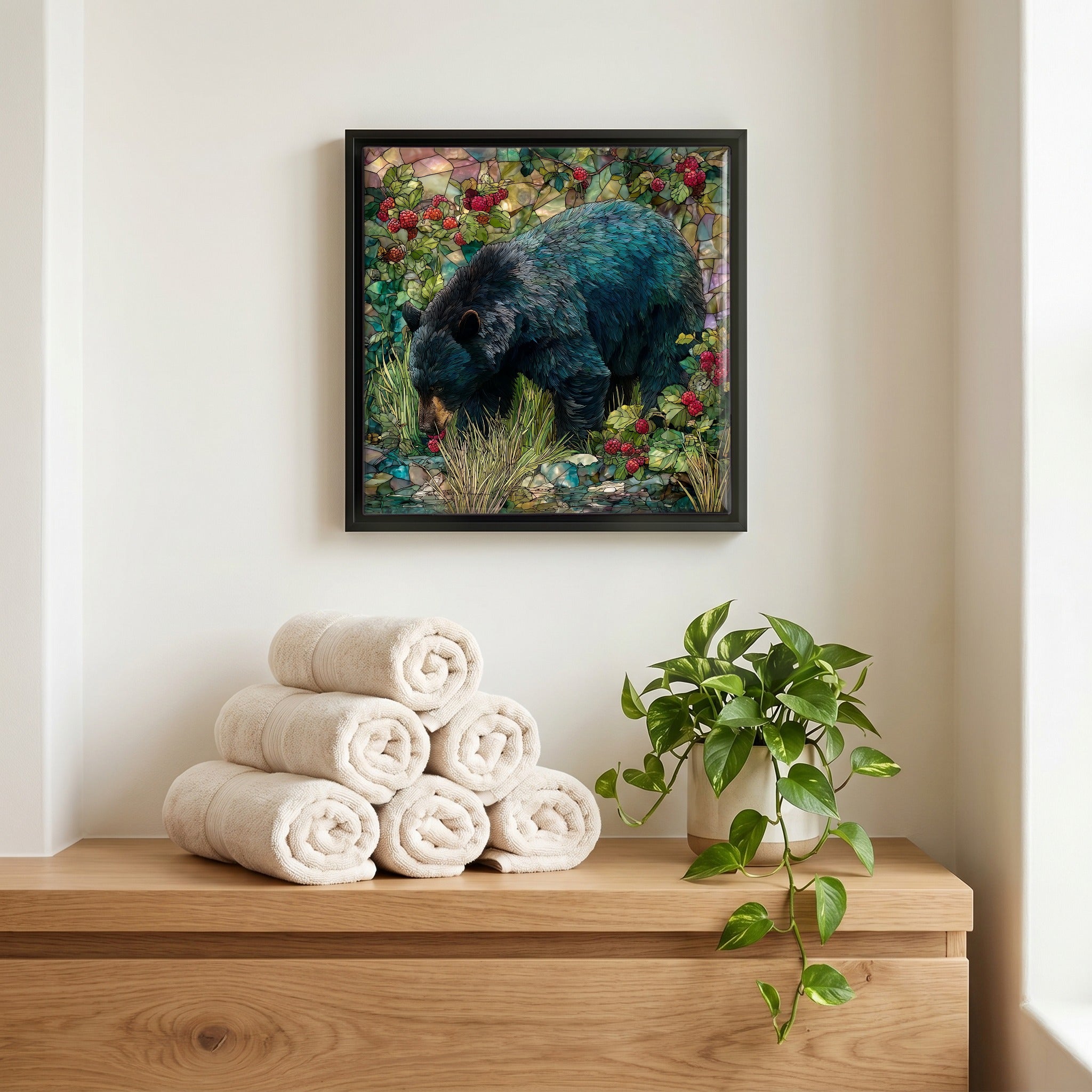 A quiet corner of the bath.
