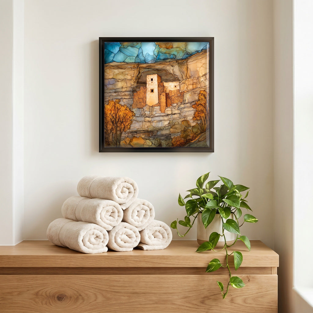 A quiet corner of the bath.
