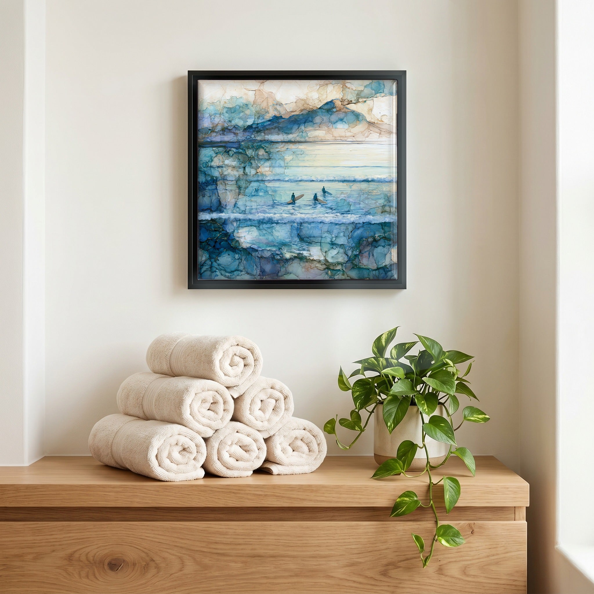 A quiet corner of the bath.