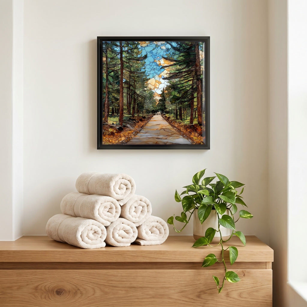 A quiet corner of the bath.